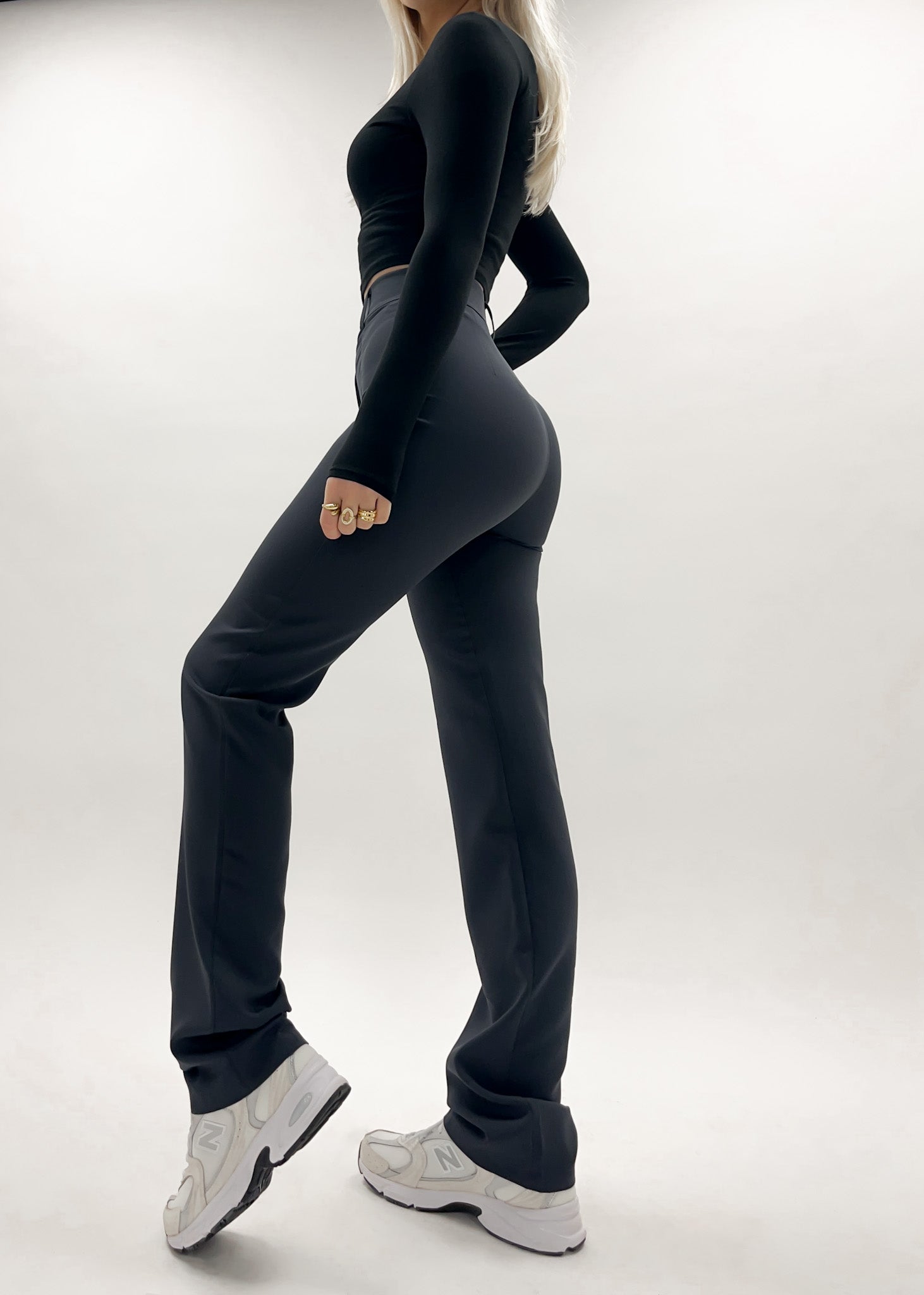 Straight leg pants classic anthracite (TALL)