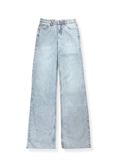 High waist straight leg jeans blue (REGULAR)