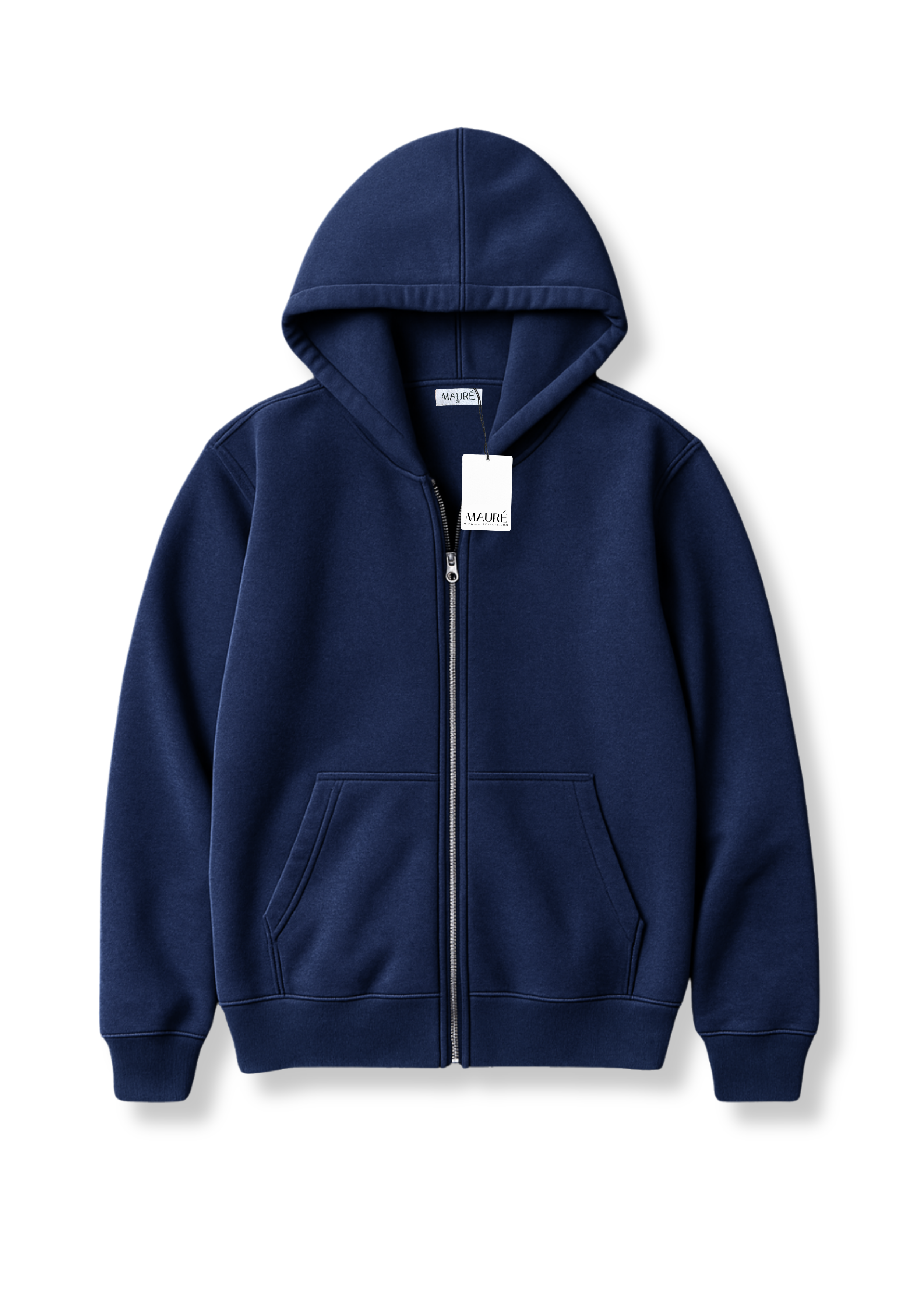 Basic zip hoodie night blue (tall)