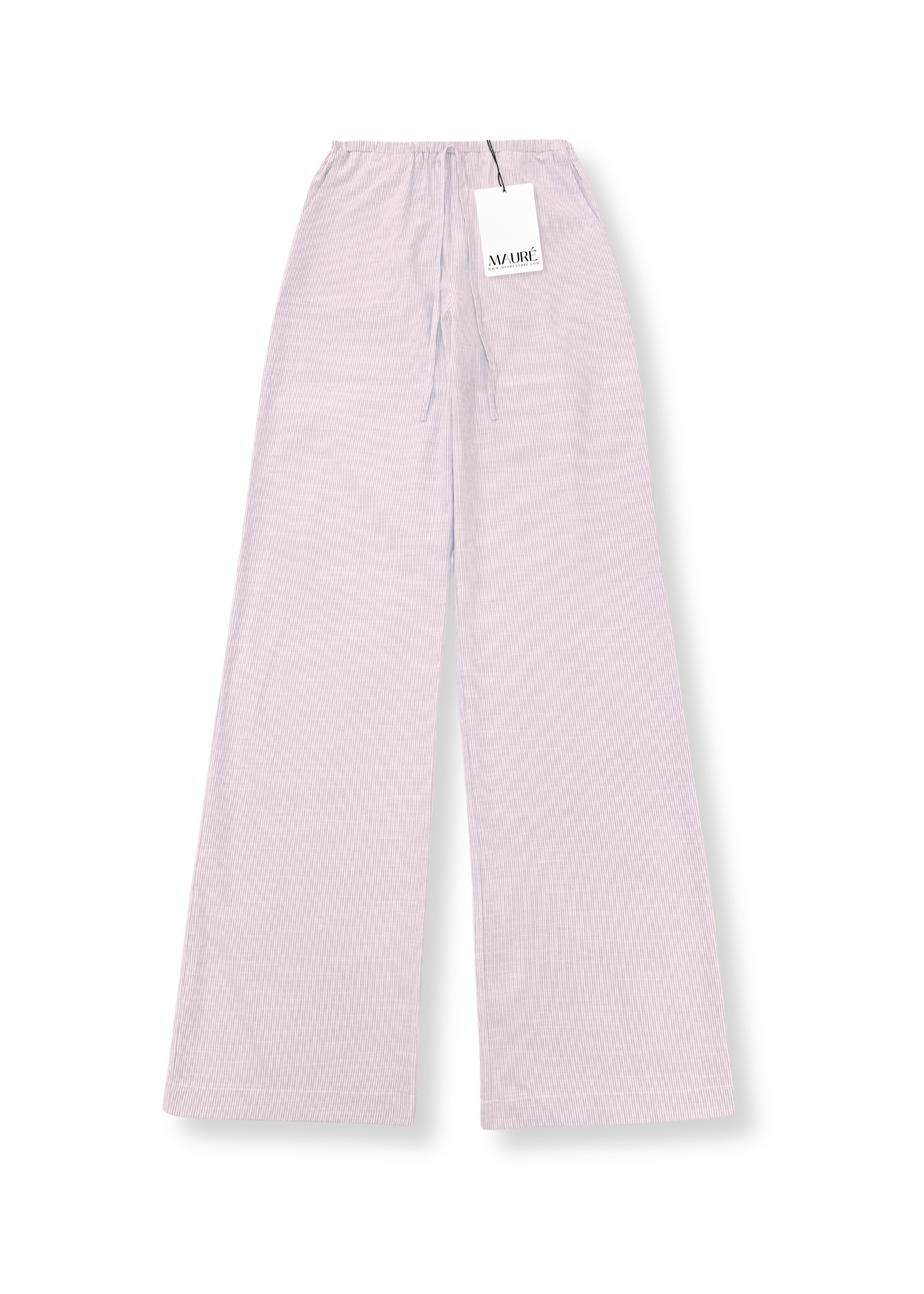 Striped pants (tall) pink