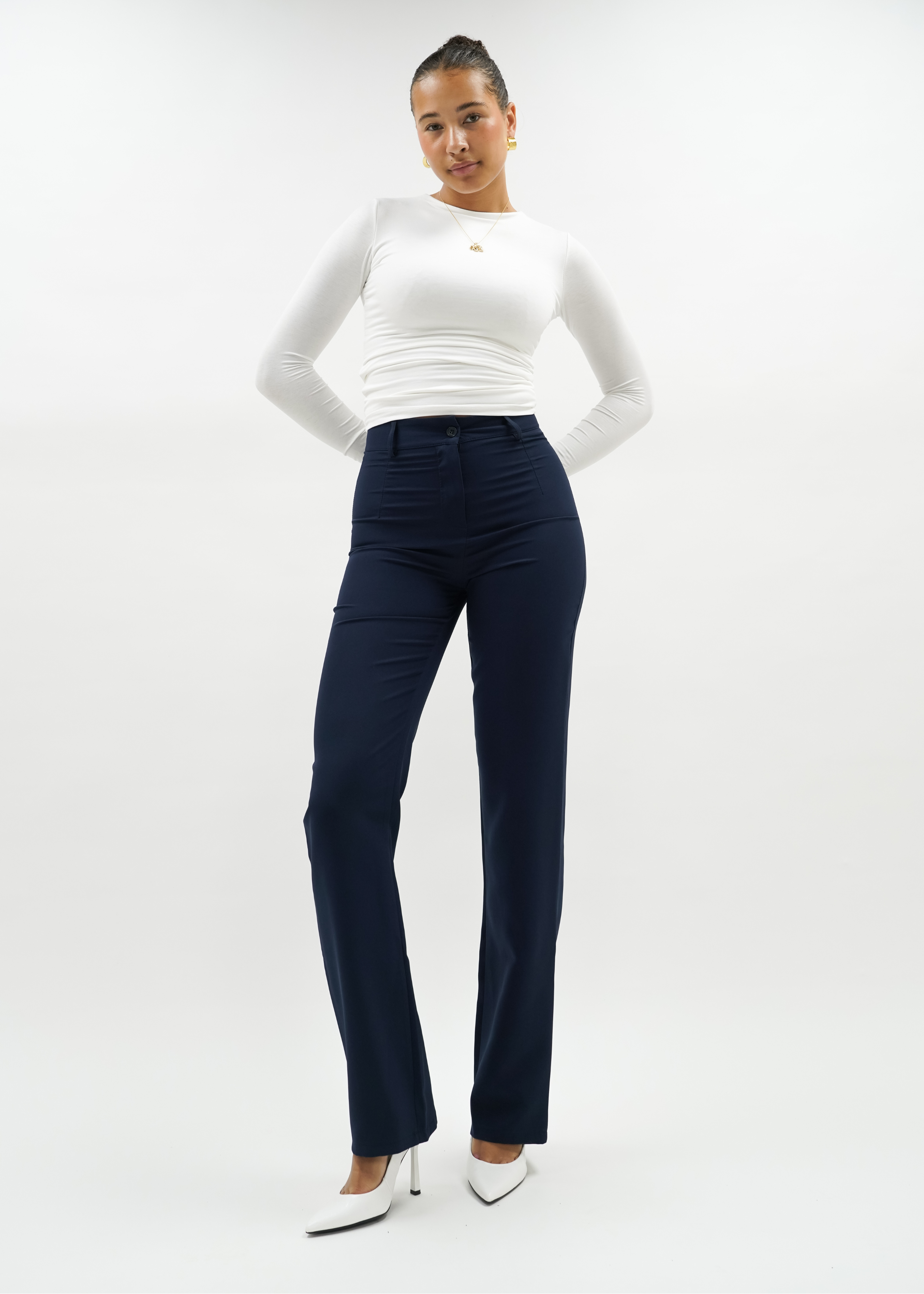 Pantalon droit classic night blue (TALL)