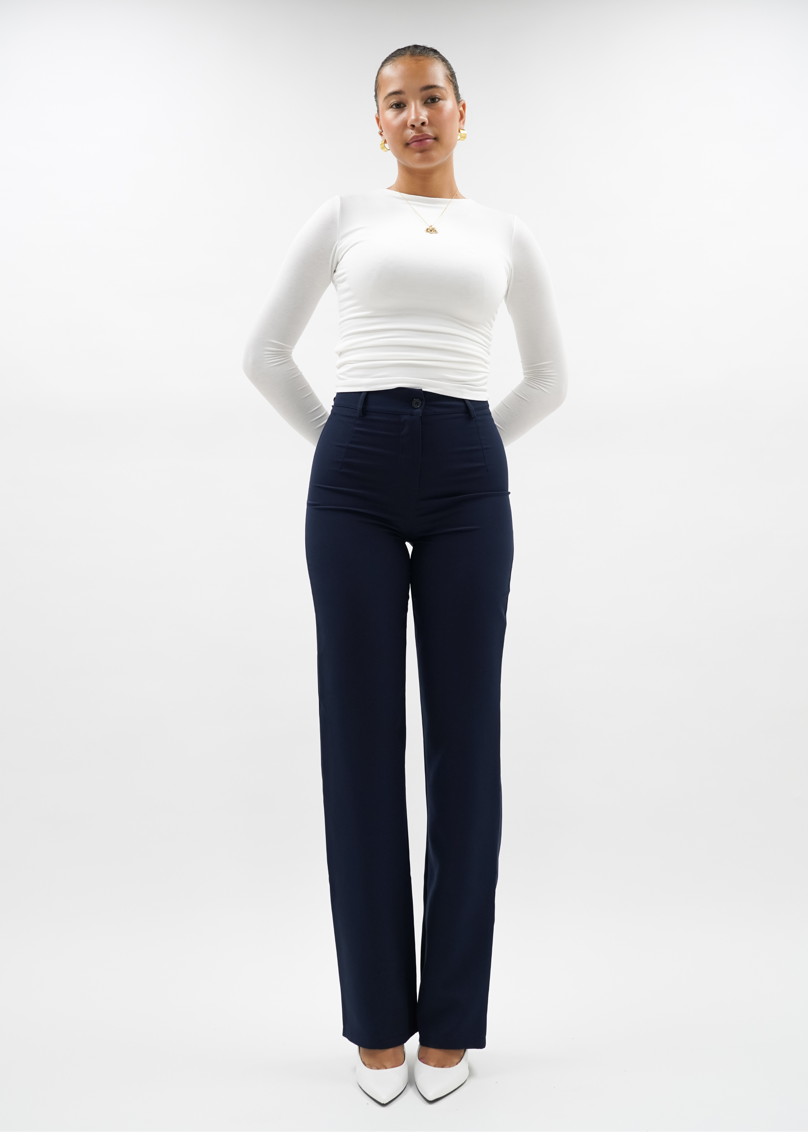 Pantalon droit classic night blue (TALL)