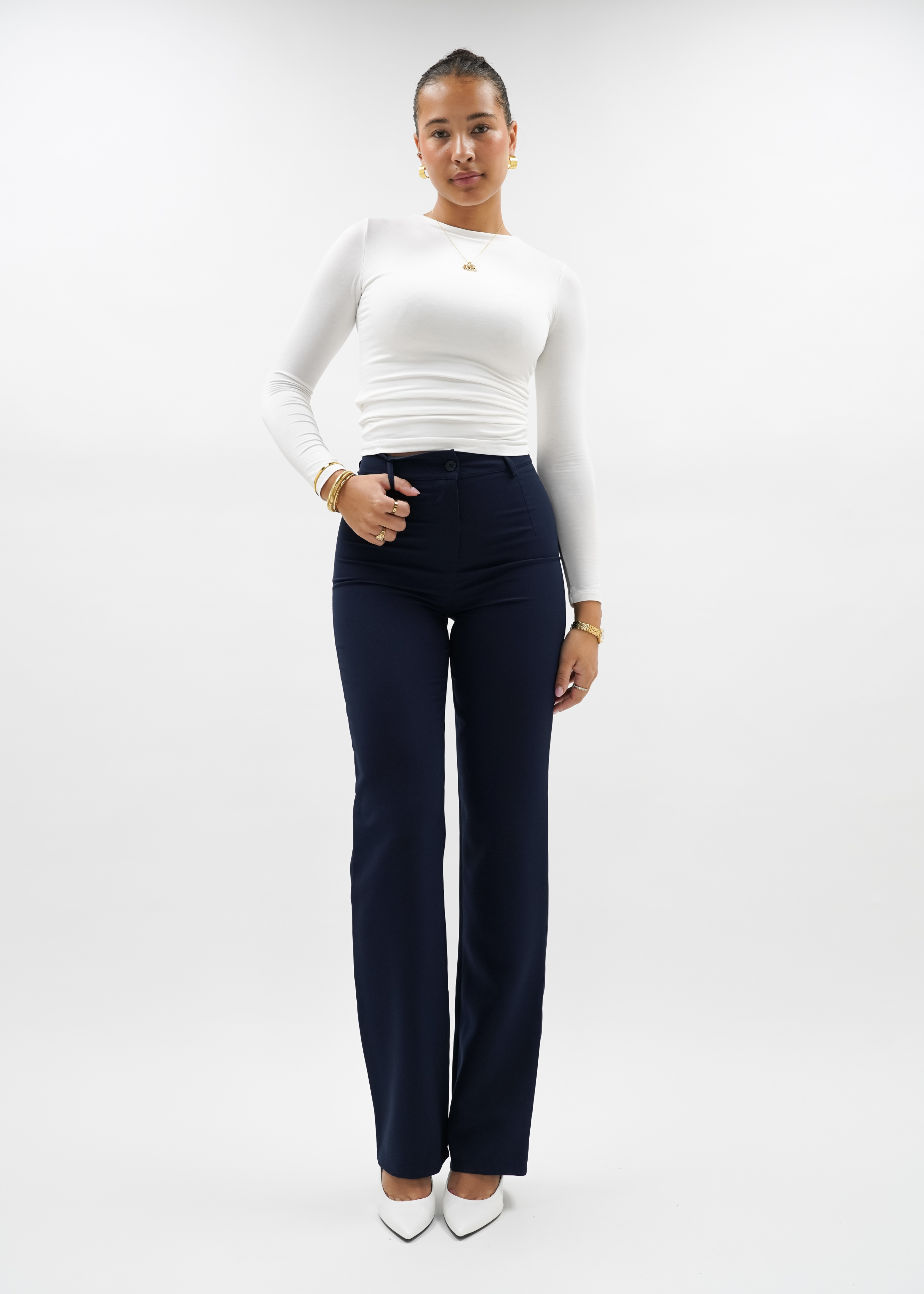 Pantalon droit classic night blue (TALL)