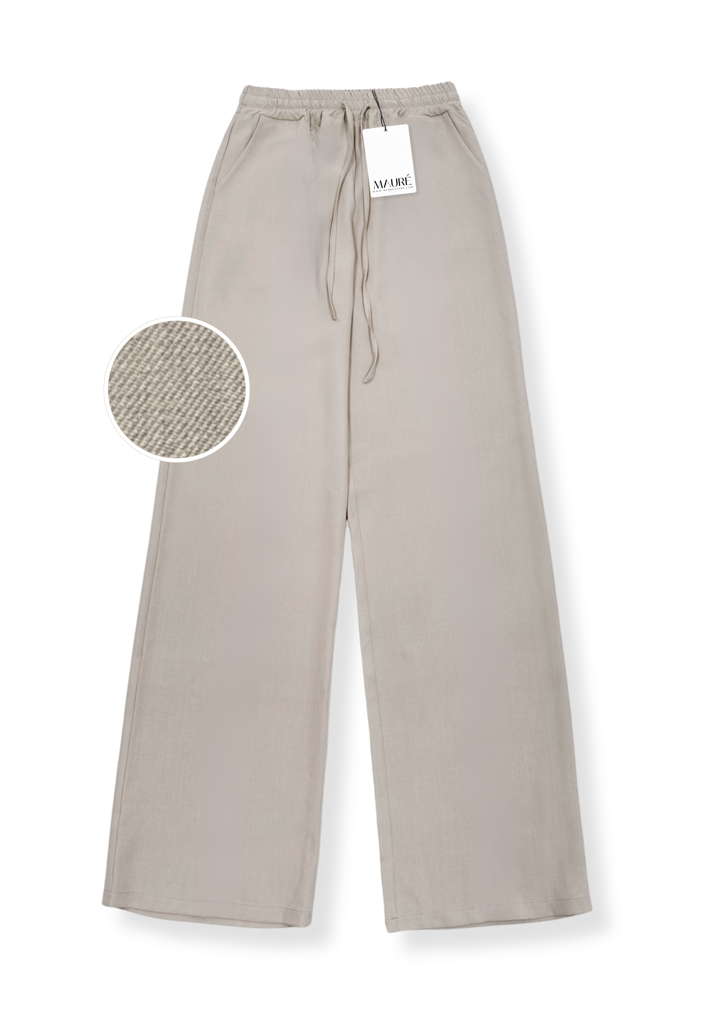 Flowy pants classic (tall) taupe