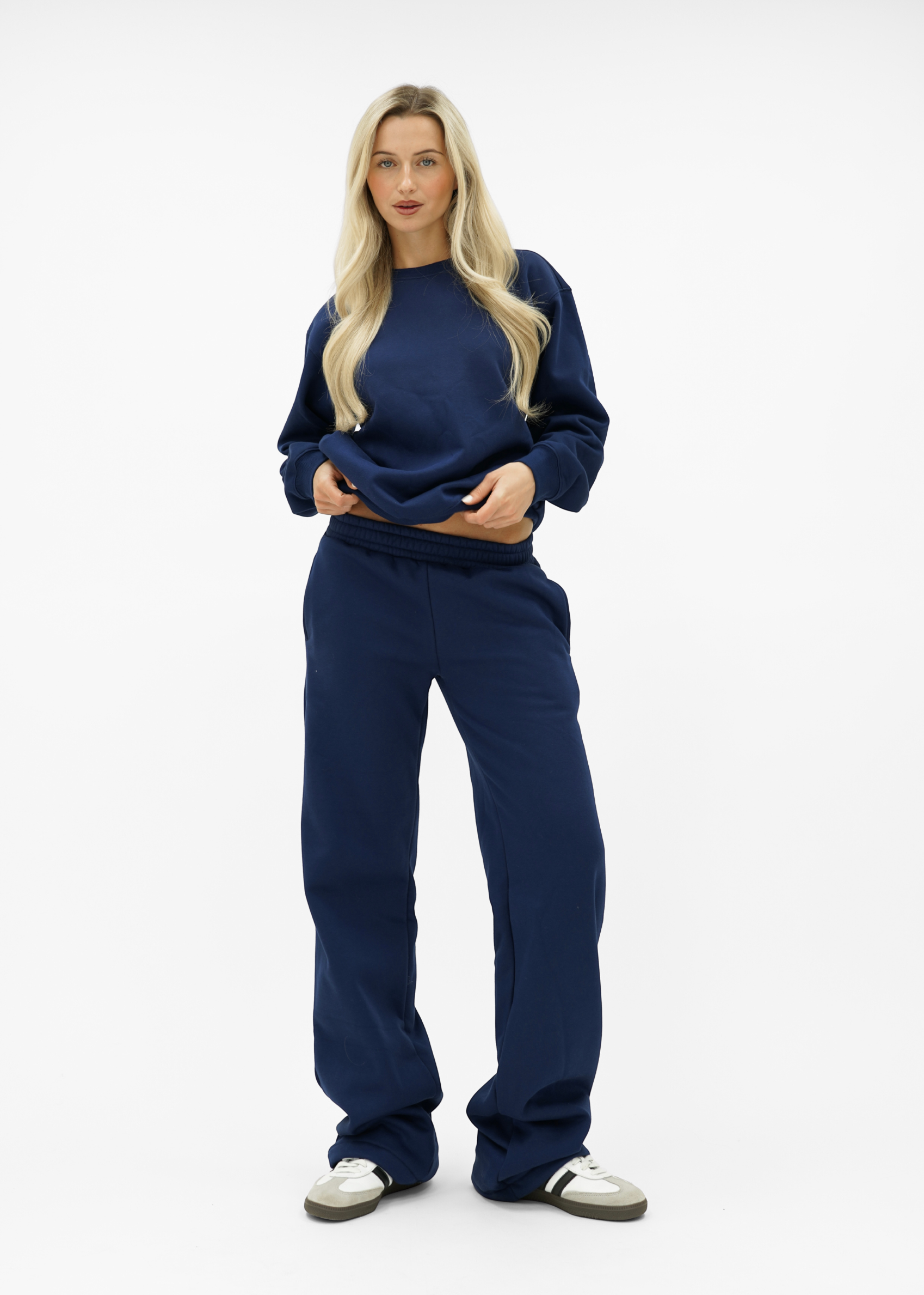 Low/mid waist jogger pants night blue (tall)