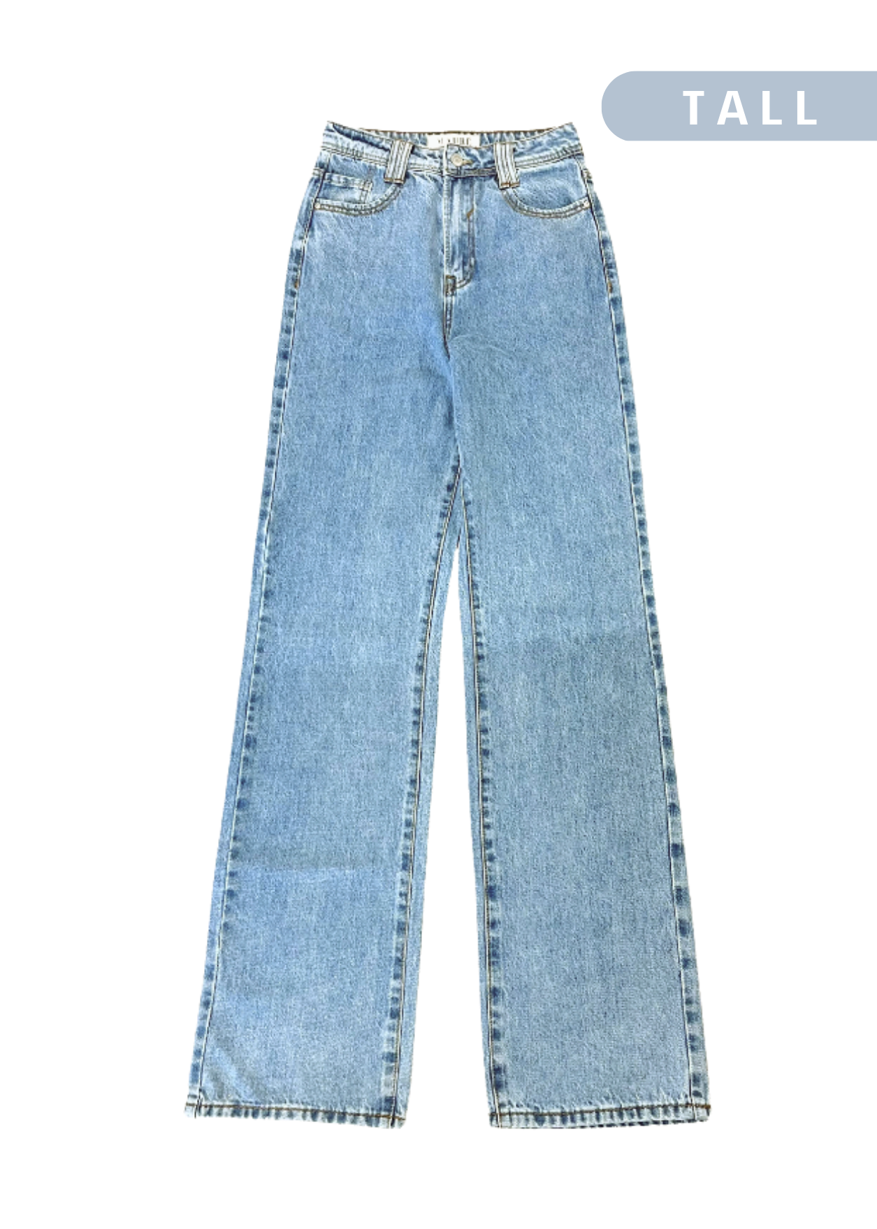 High waist straight leg jeans 90's dark blue  (TALL)