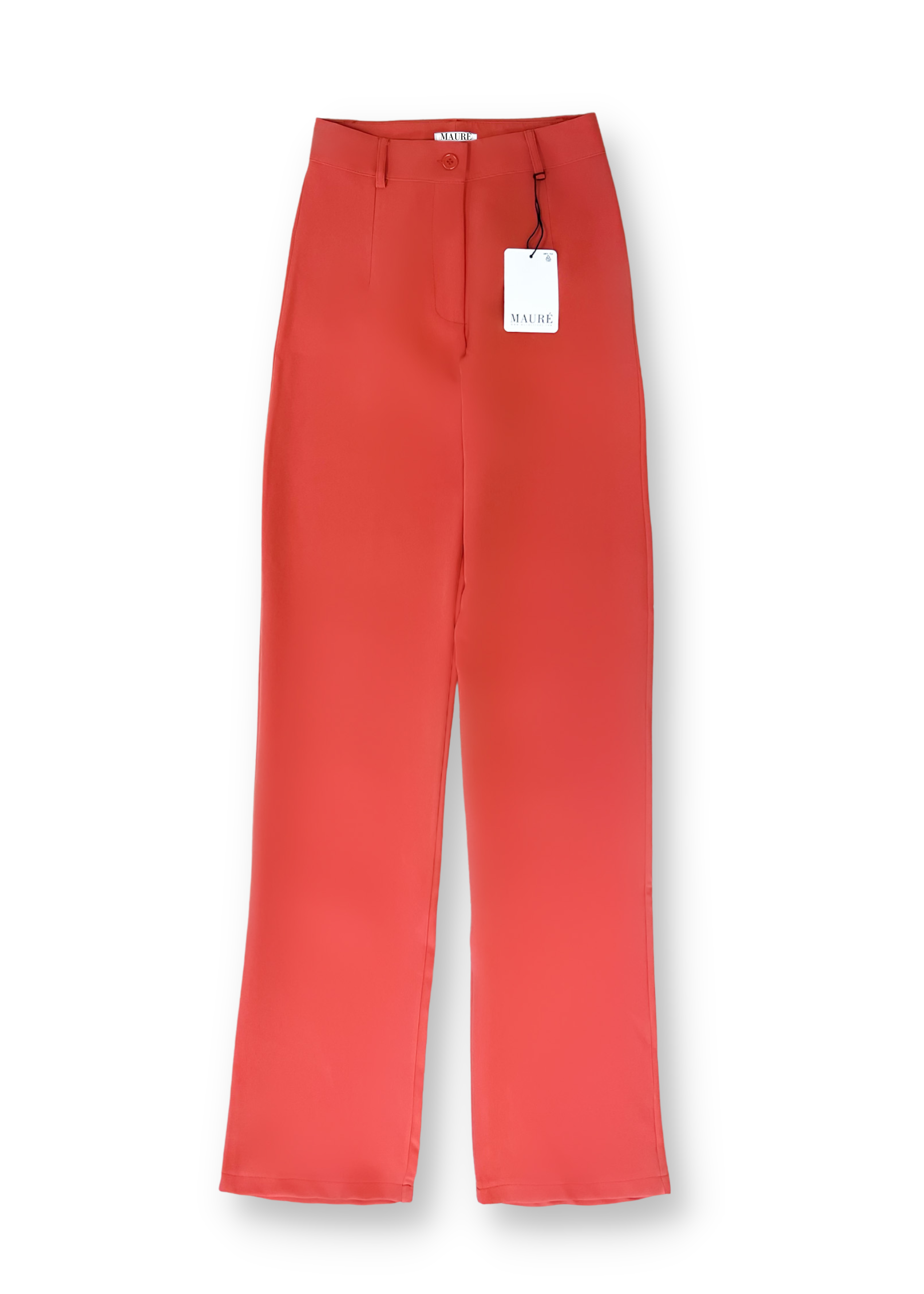Pantalon jambe droite corail classique (RÉGULIER)