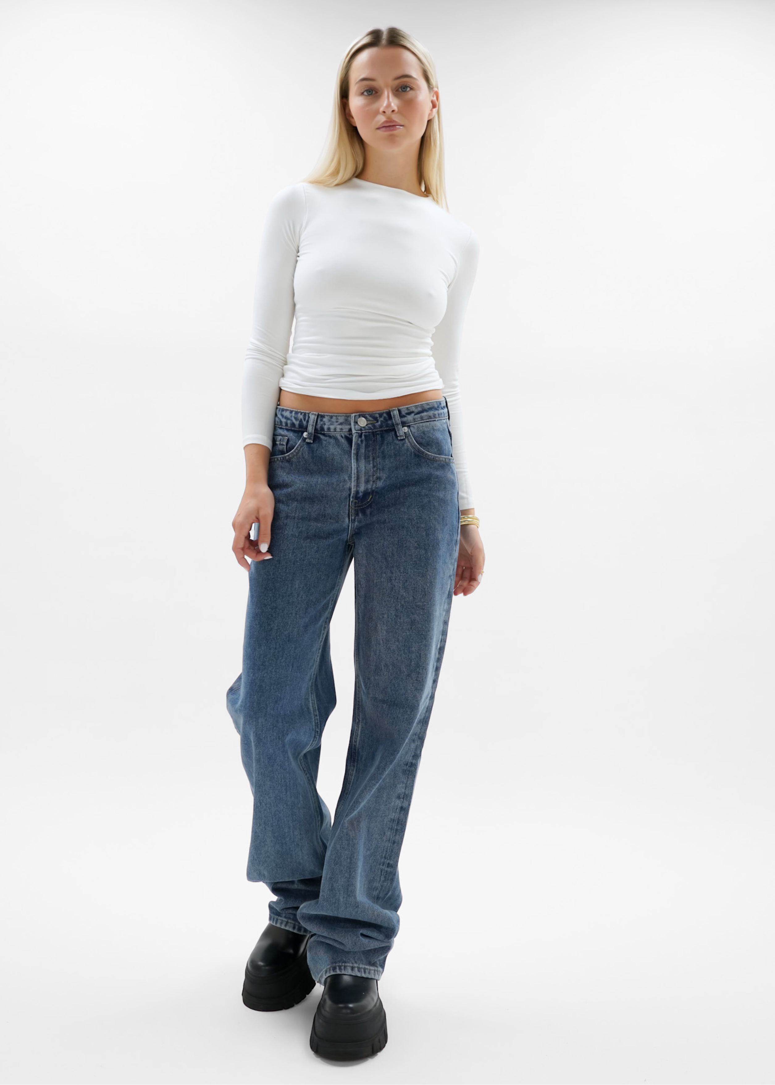 Low waist jeans dark blue (tall)