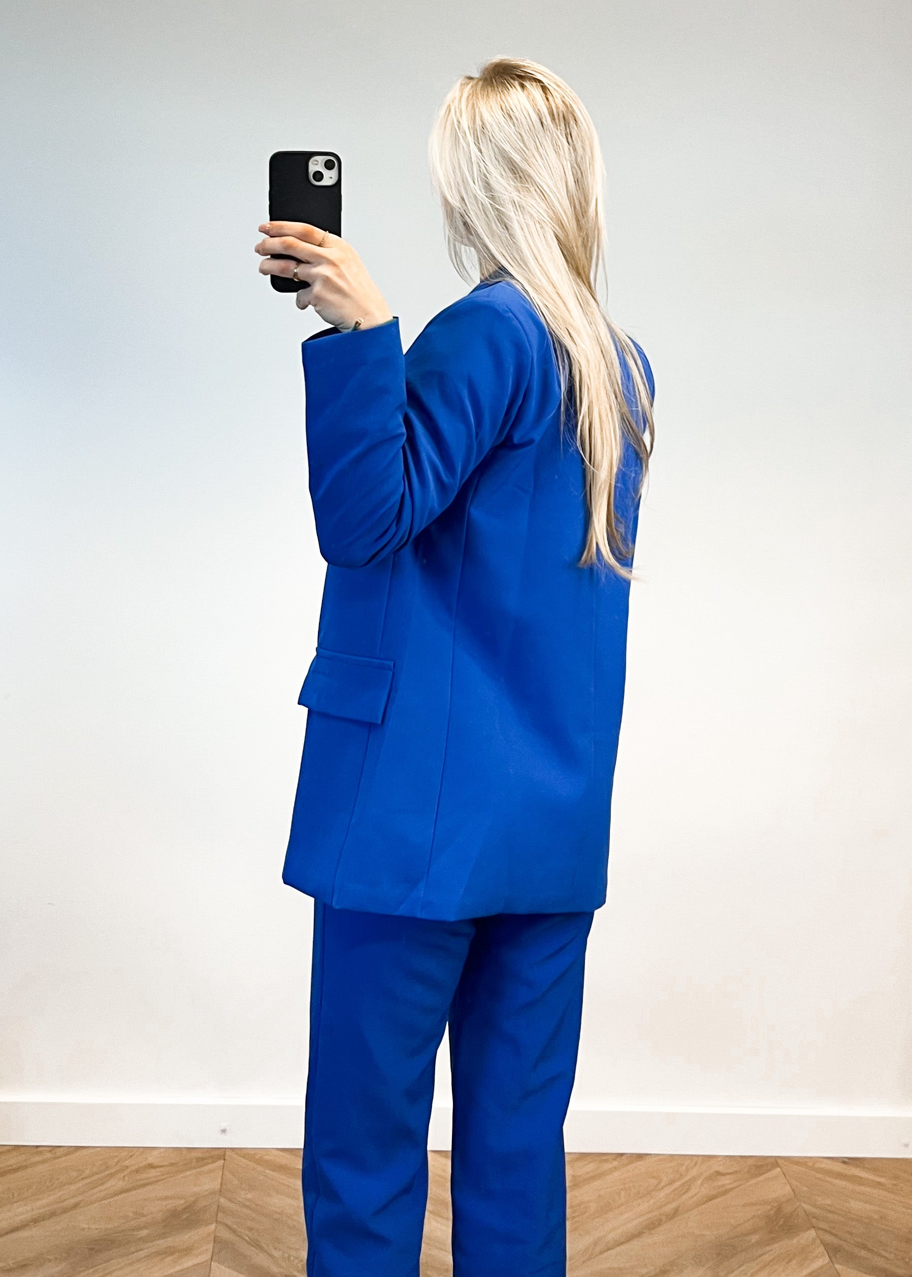 Blazer bleu électrique
