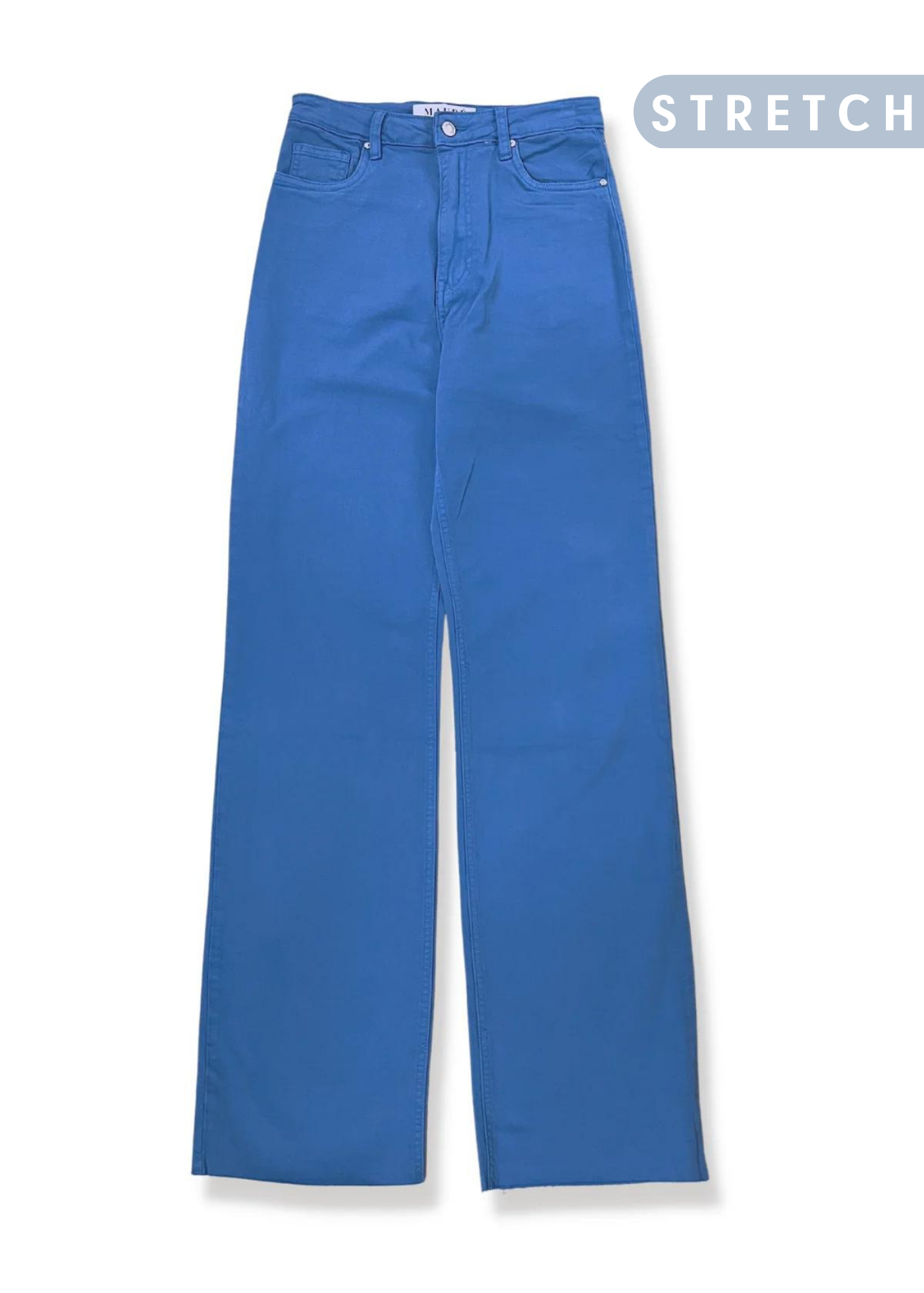 High waist straight leg jeans royal blue (REGULAR)