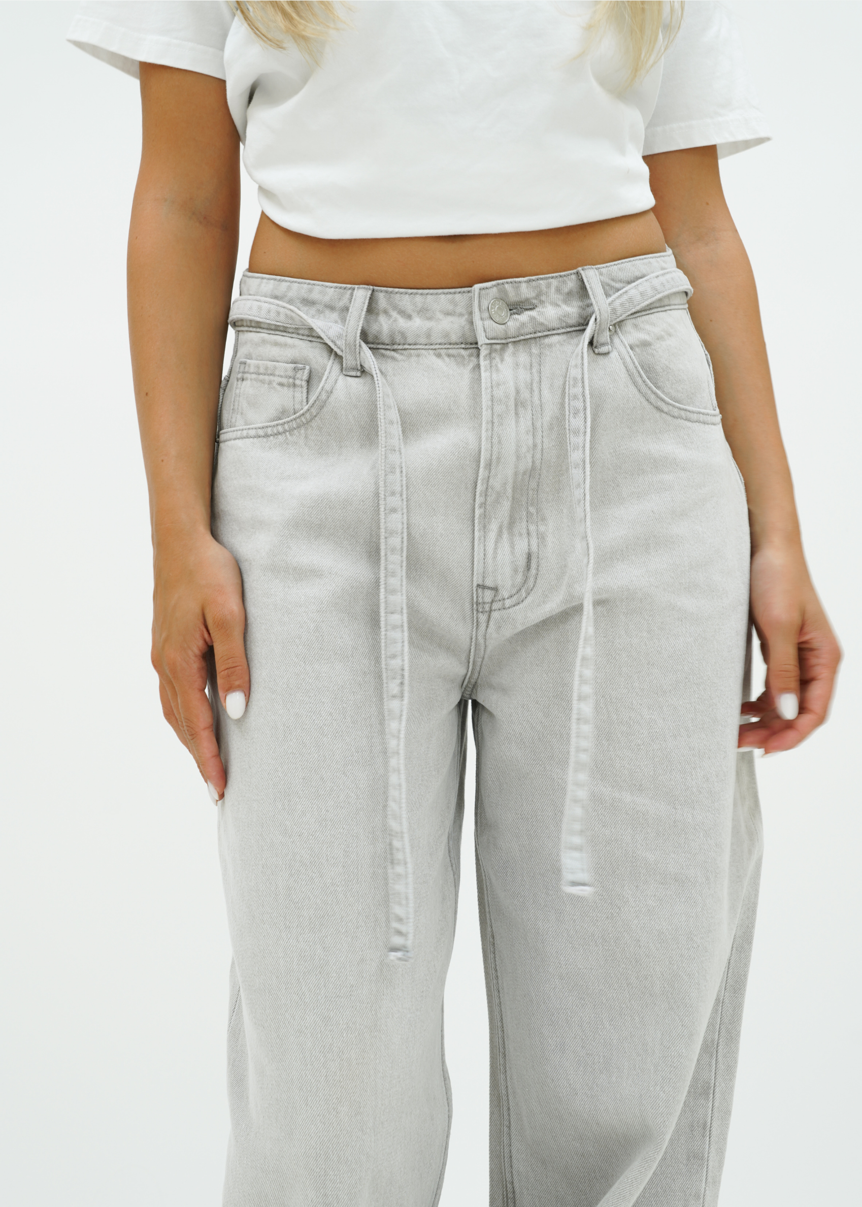 Baggy jeans light washed grey (tall)