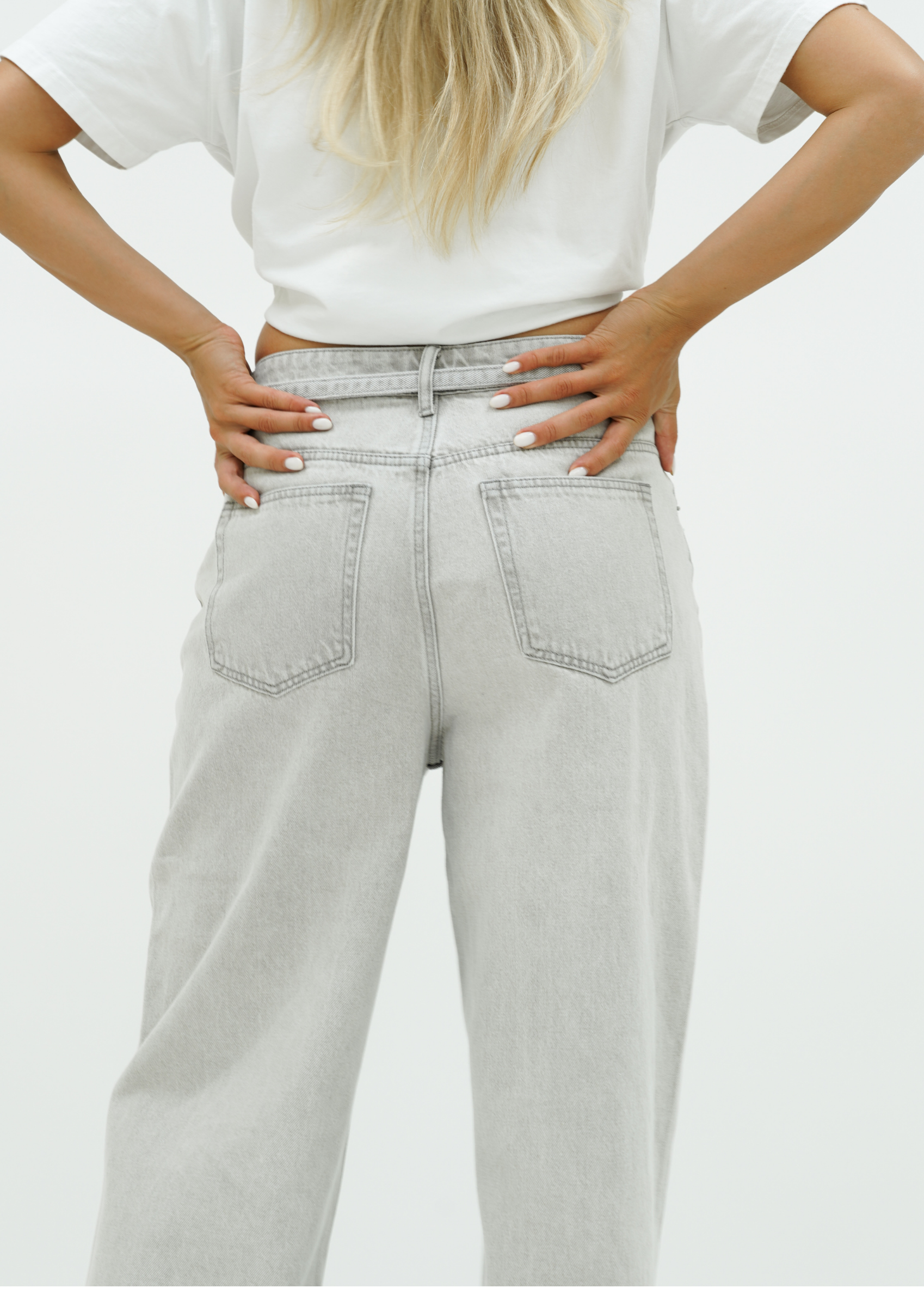 Baggy jeans light washed grey (tall)