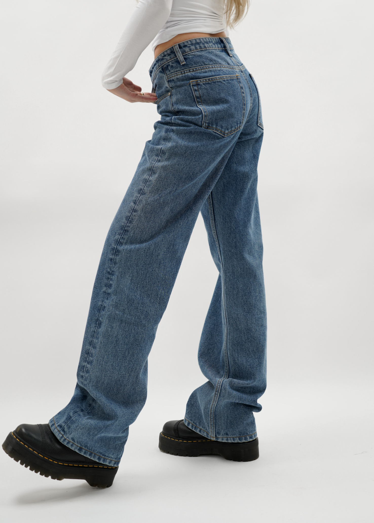 Low waist jeans dunkelblau (TALL)