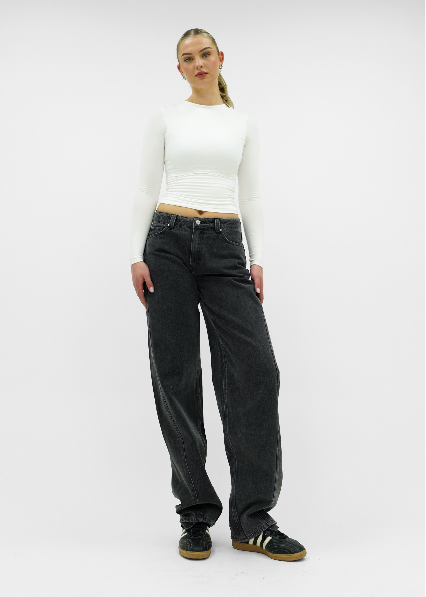 Balloon jeans dark grey (tall)