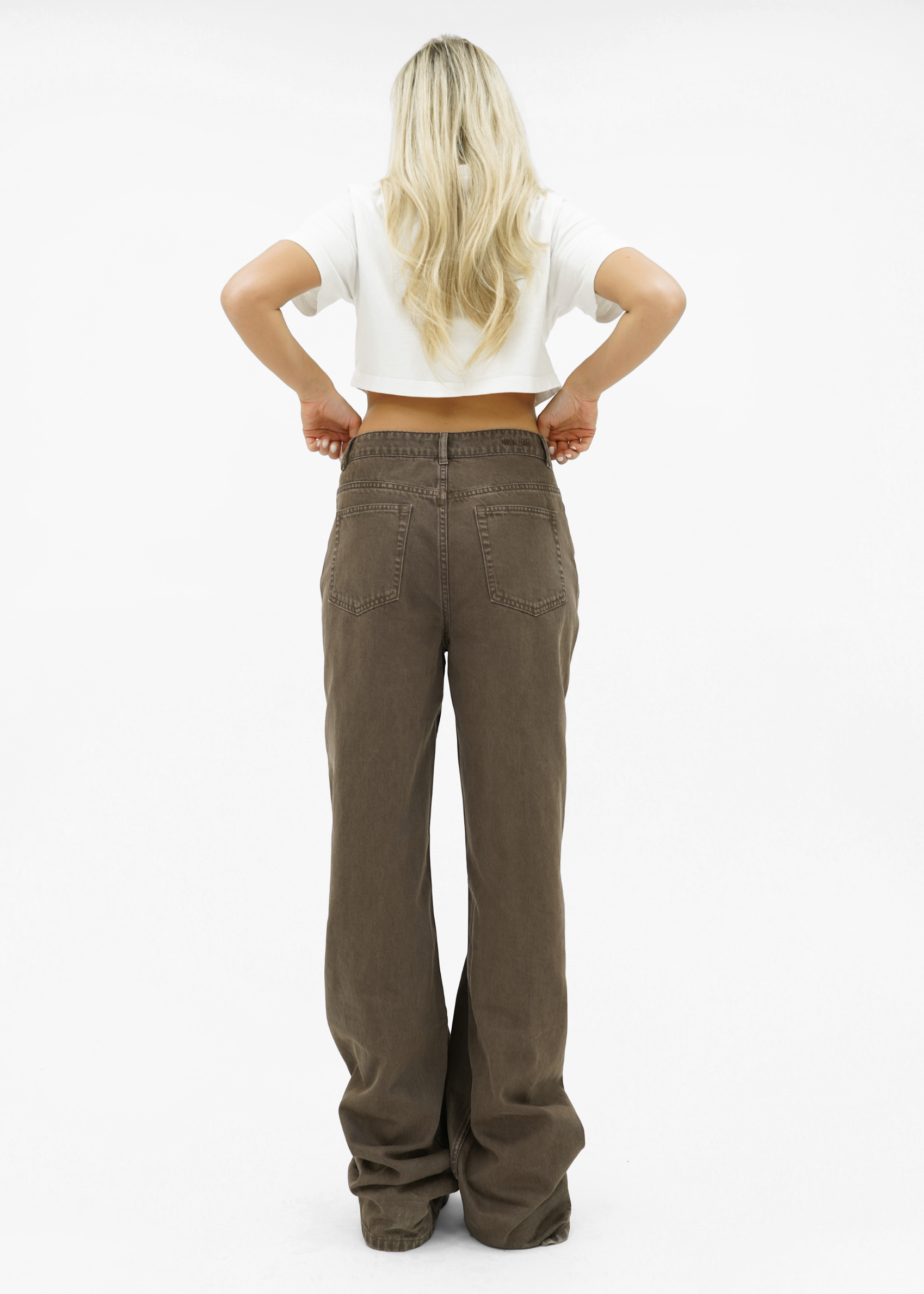 Baggy jeans washed brown (tall)