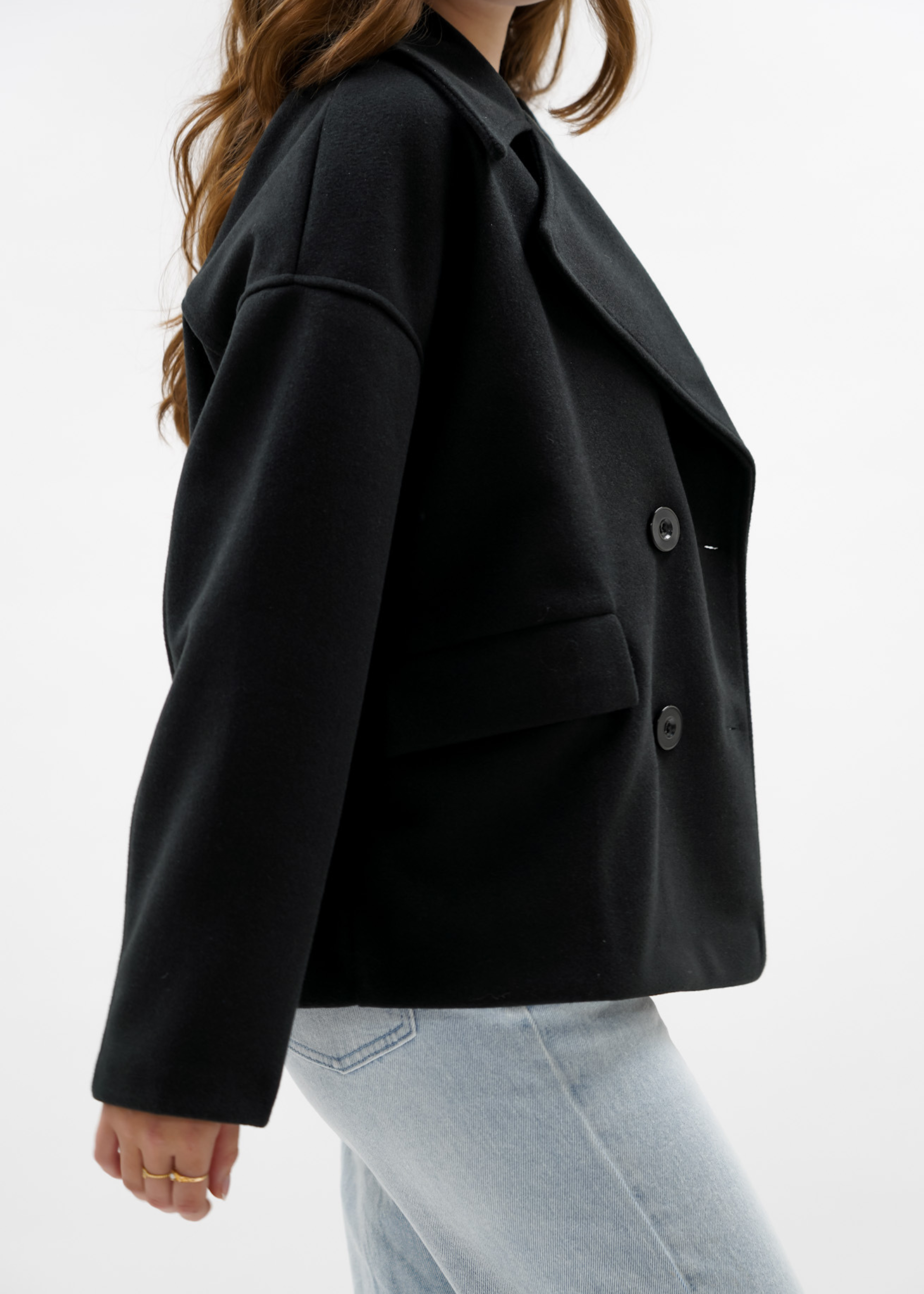 Premium-Manteau noir