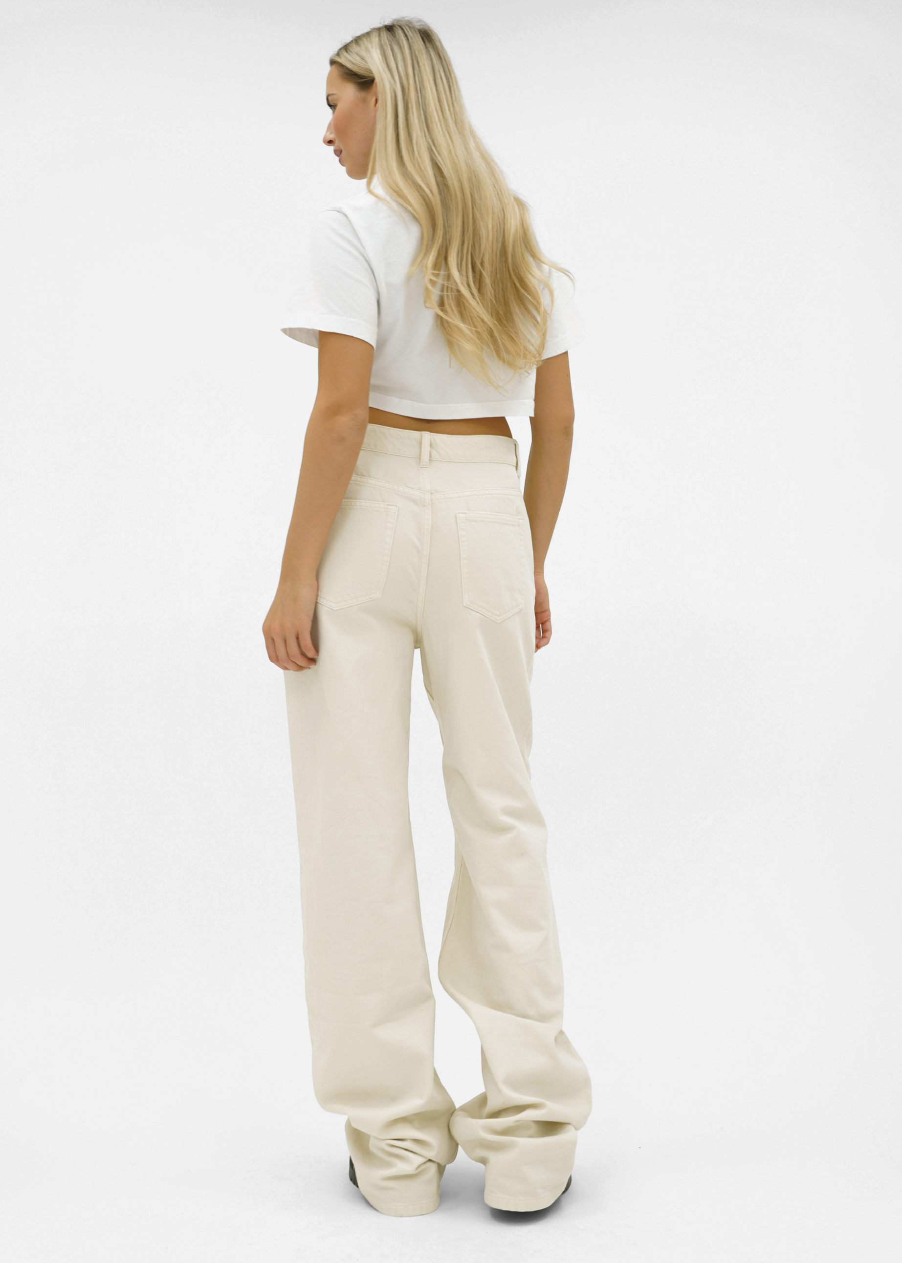 Baggy jeans crème (tall)