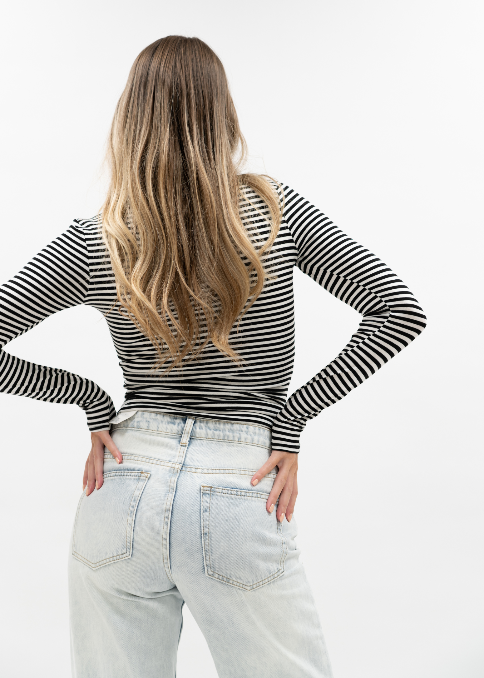 Long sleeve top striped
