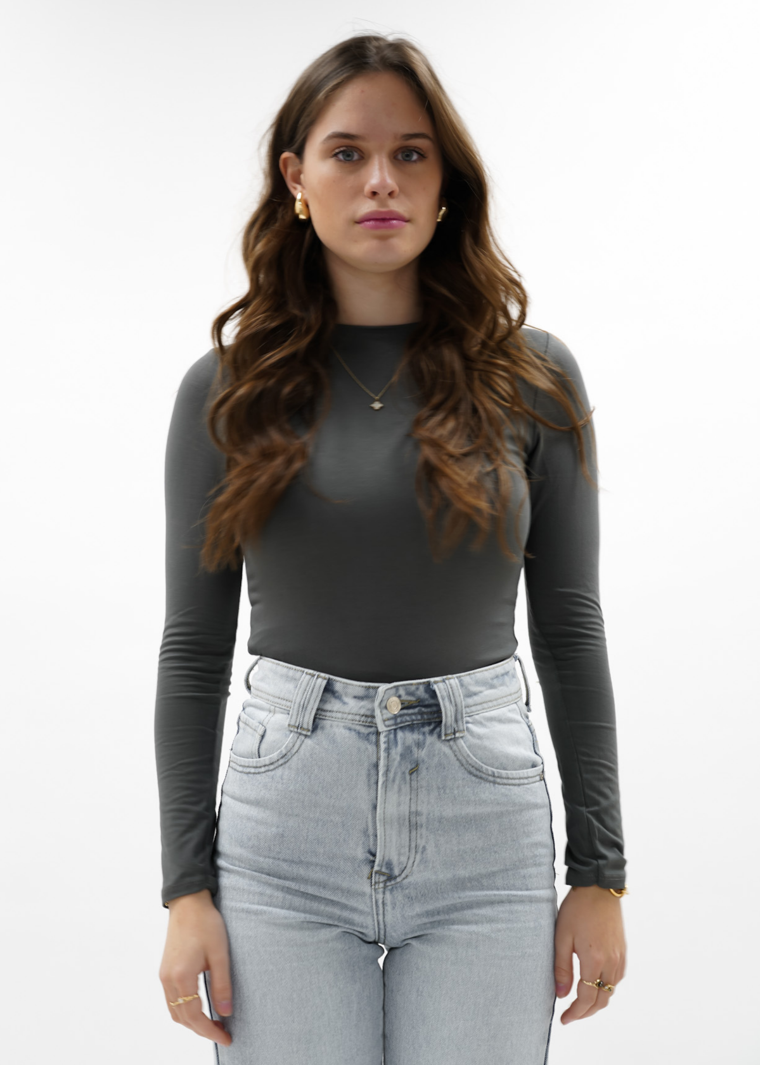 Long sleeve body charcoal