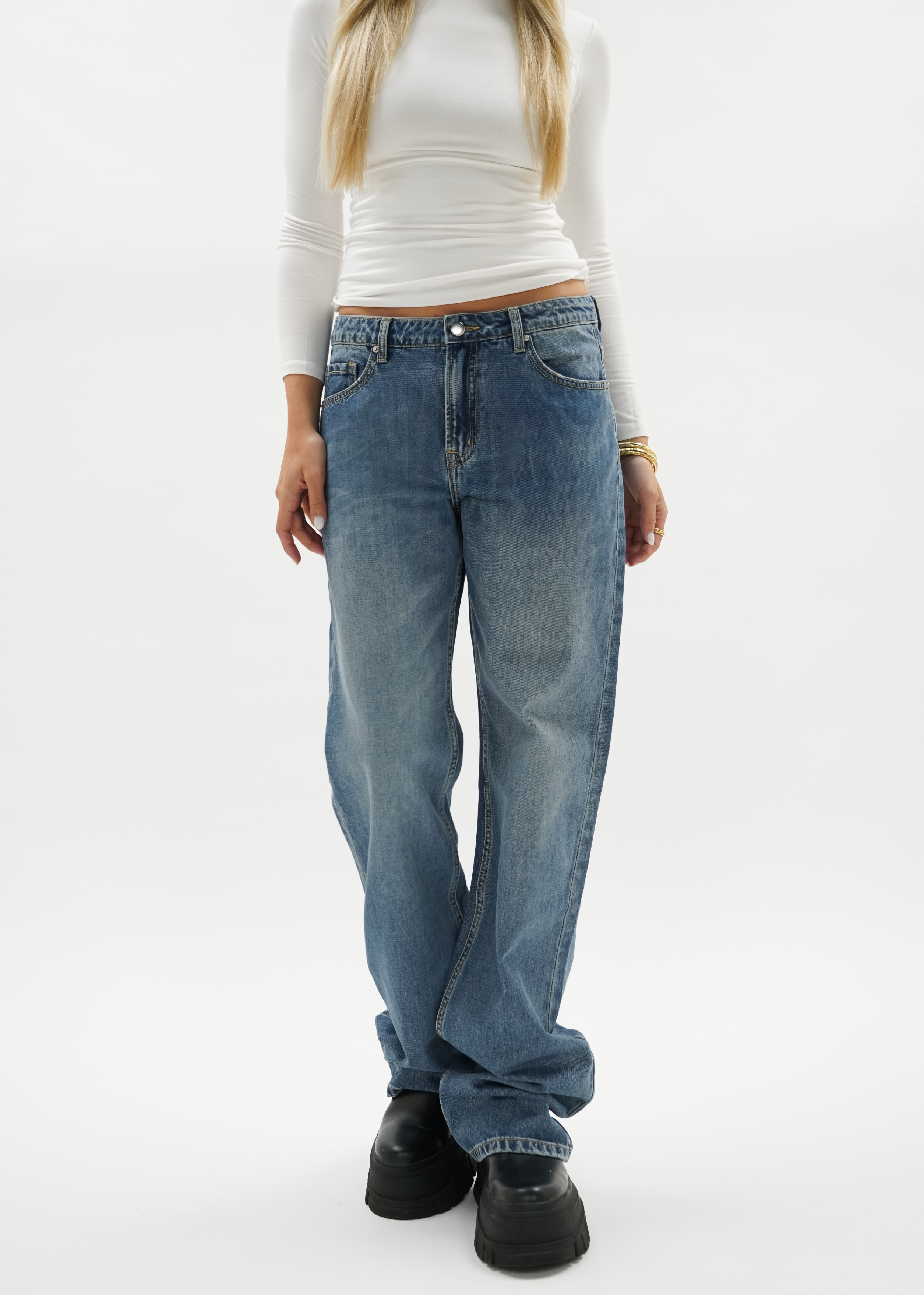 Low waist jeans denim blue (TALL)