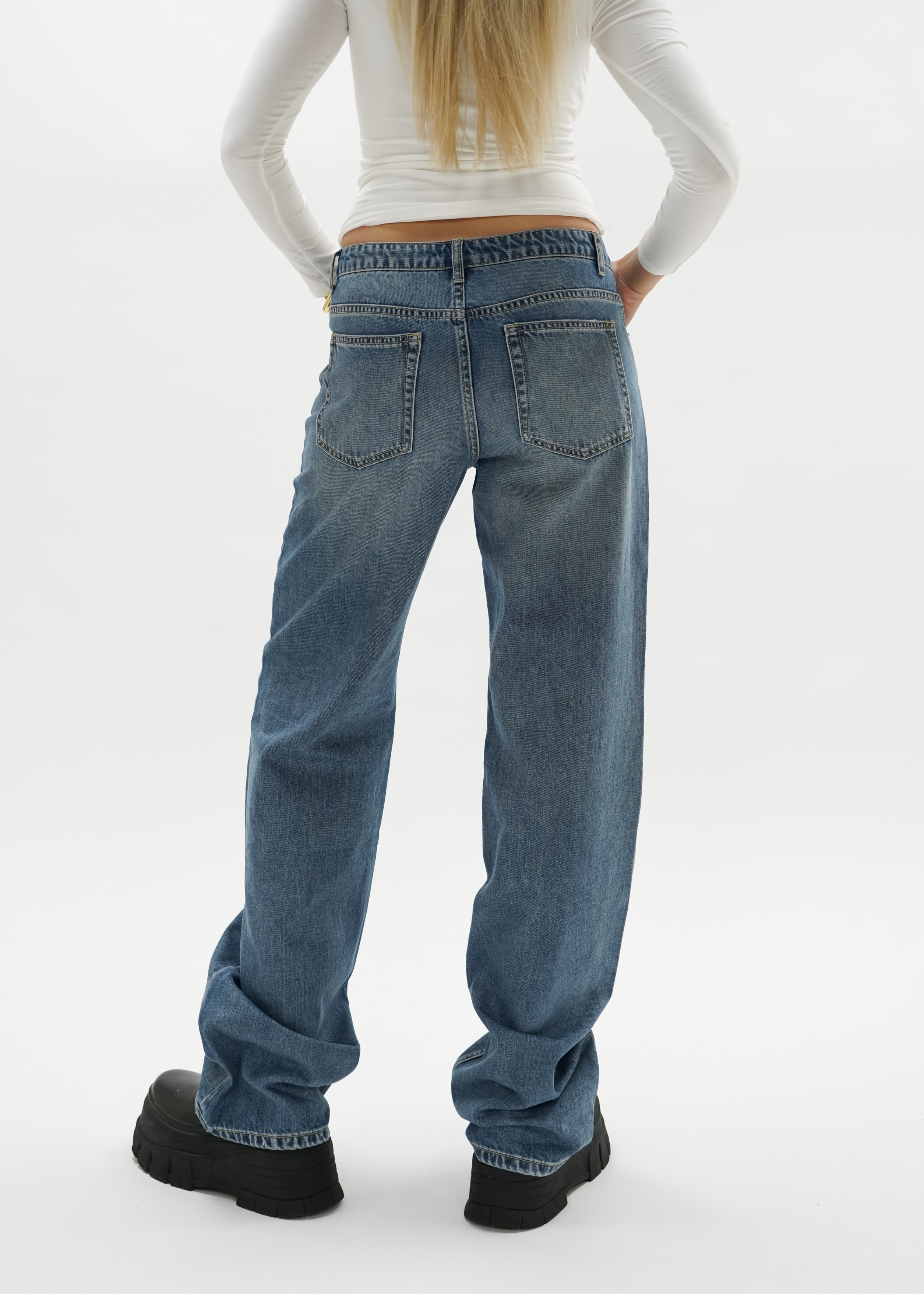 Low waist jeans denim blue (TALL)