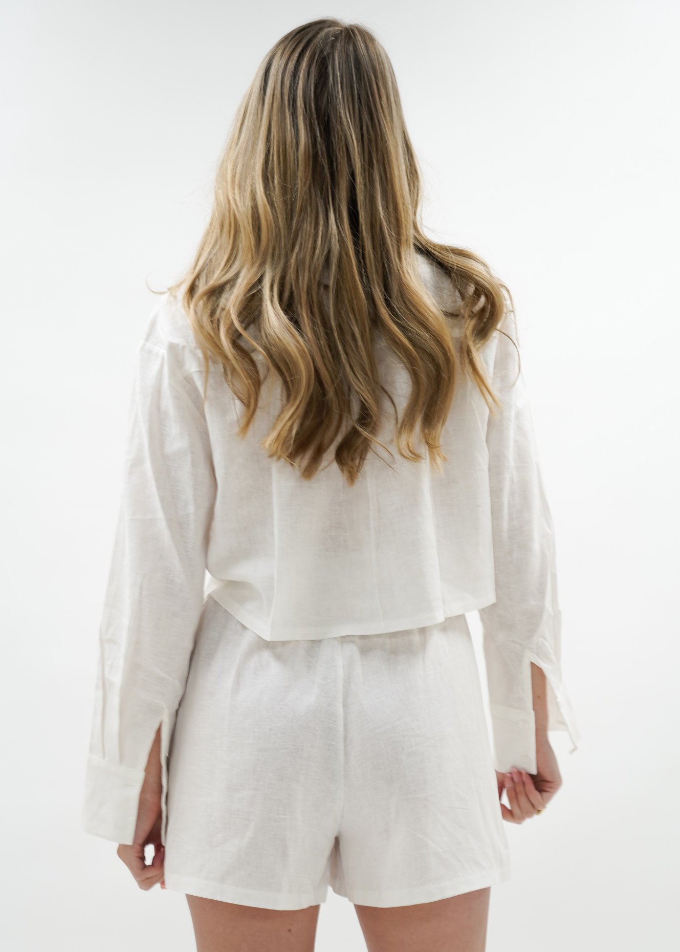 Linnen blouse white