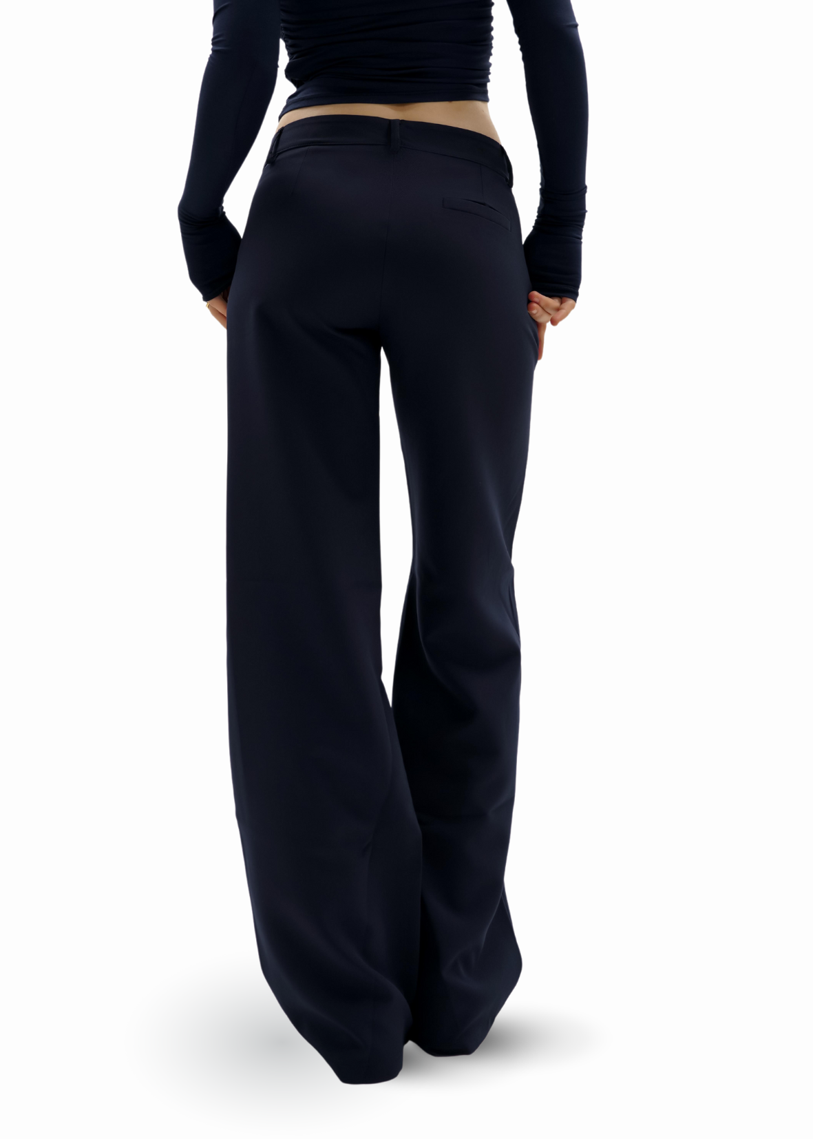Low/mid waist pants casual night blue (REGULAR)