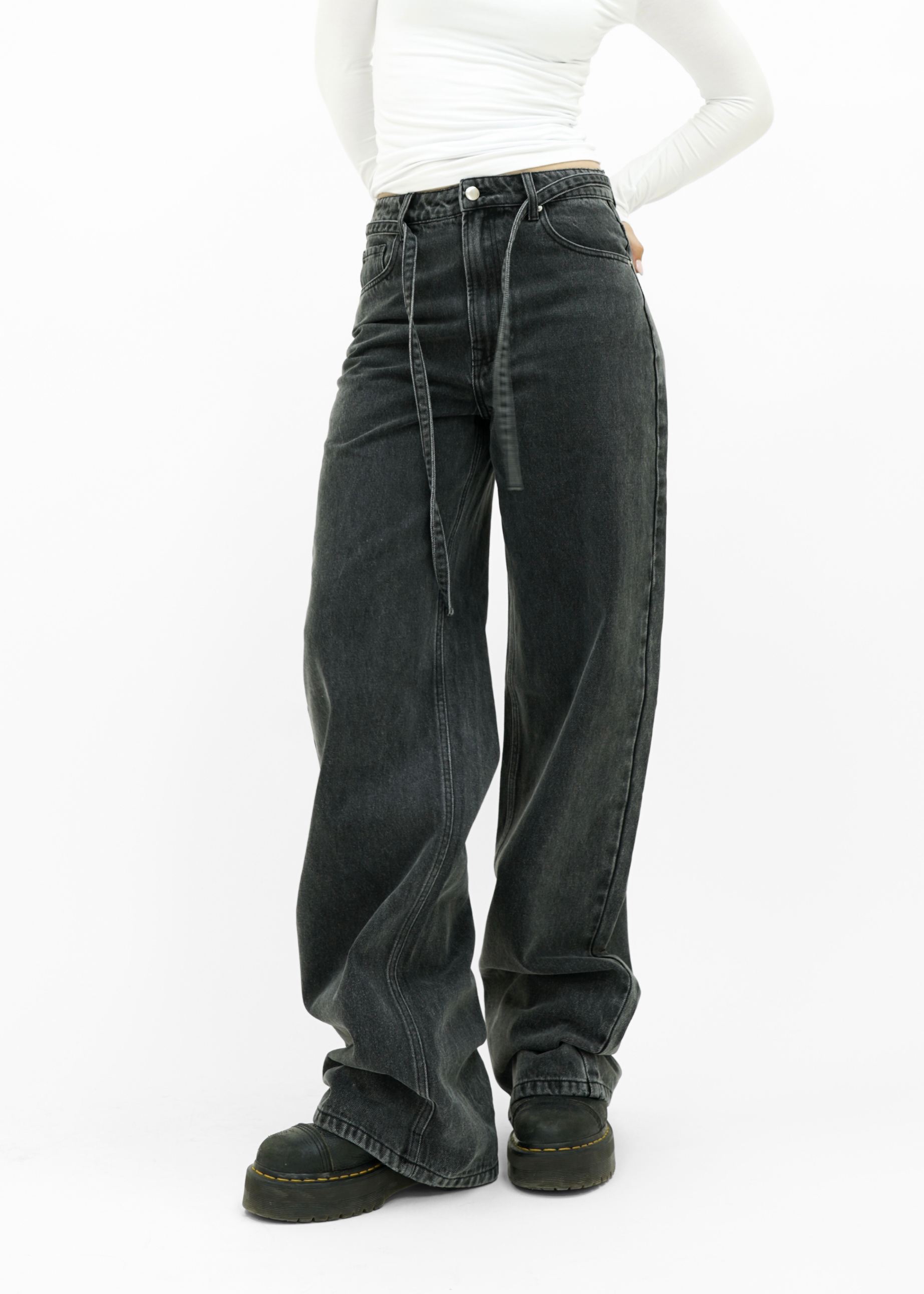 Baggy jeans dark washed grey (tall)