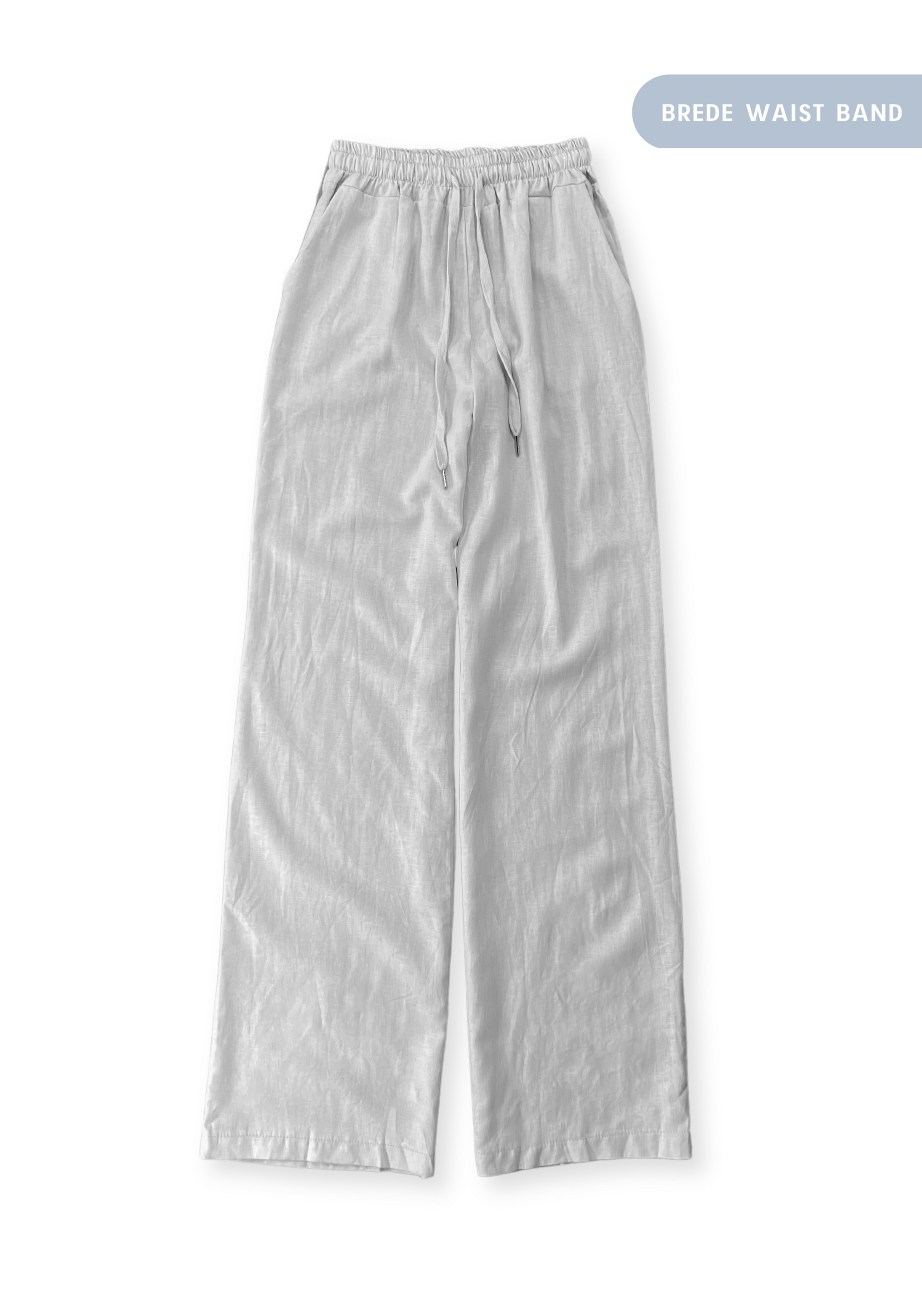 Pantalon en lin gris (TALL)
