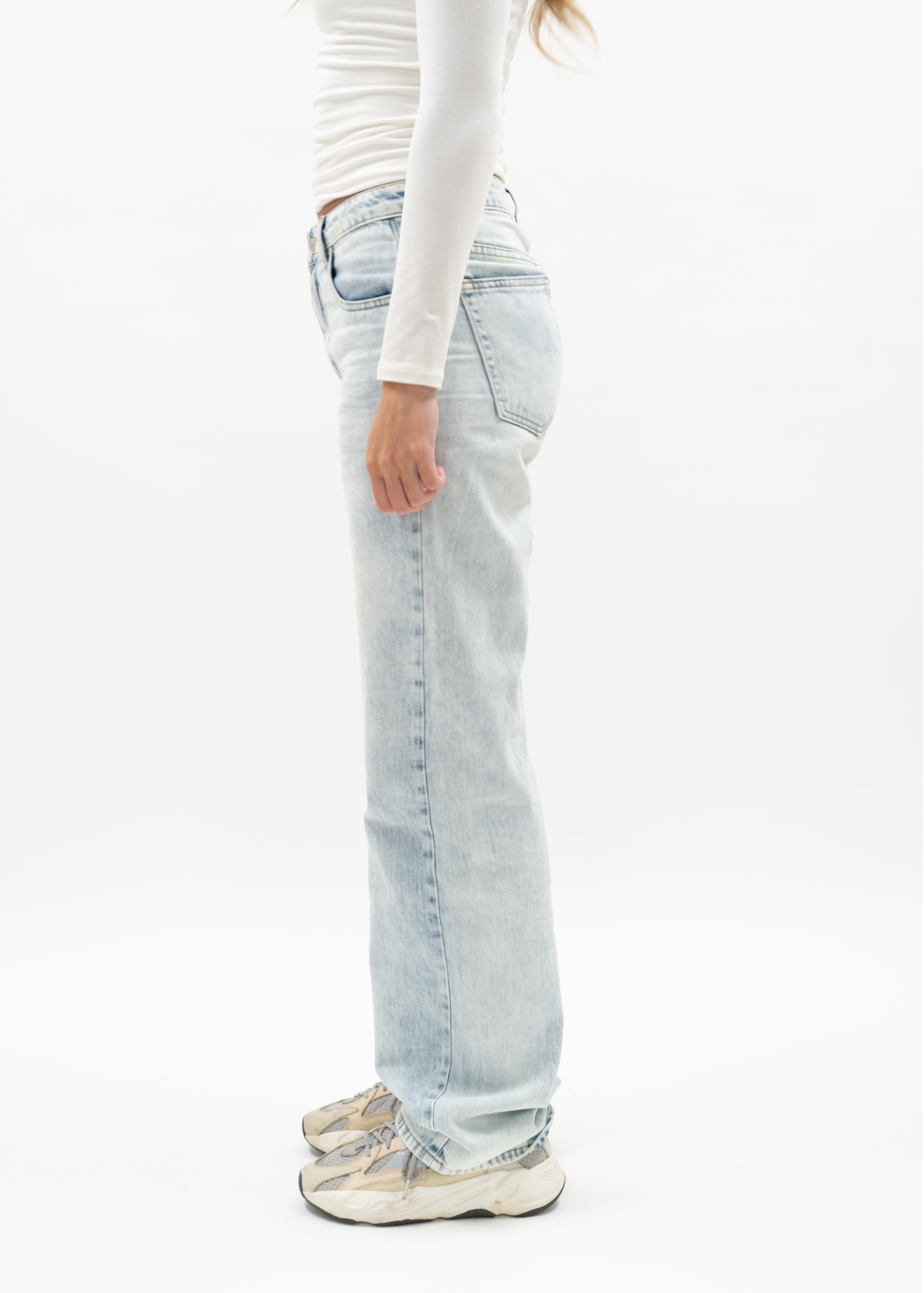 Low waist jeans light washed blue (TALL)