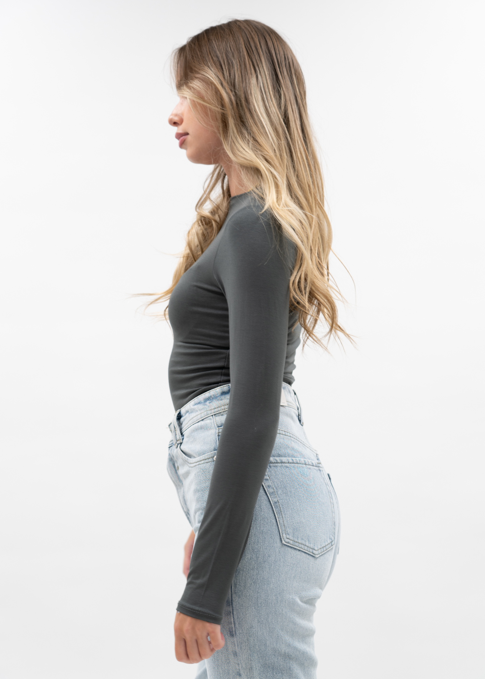 Long sleeve body baby blue