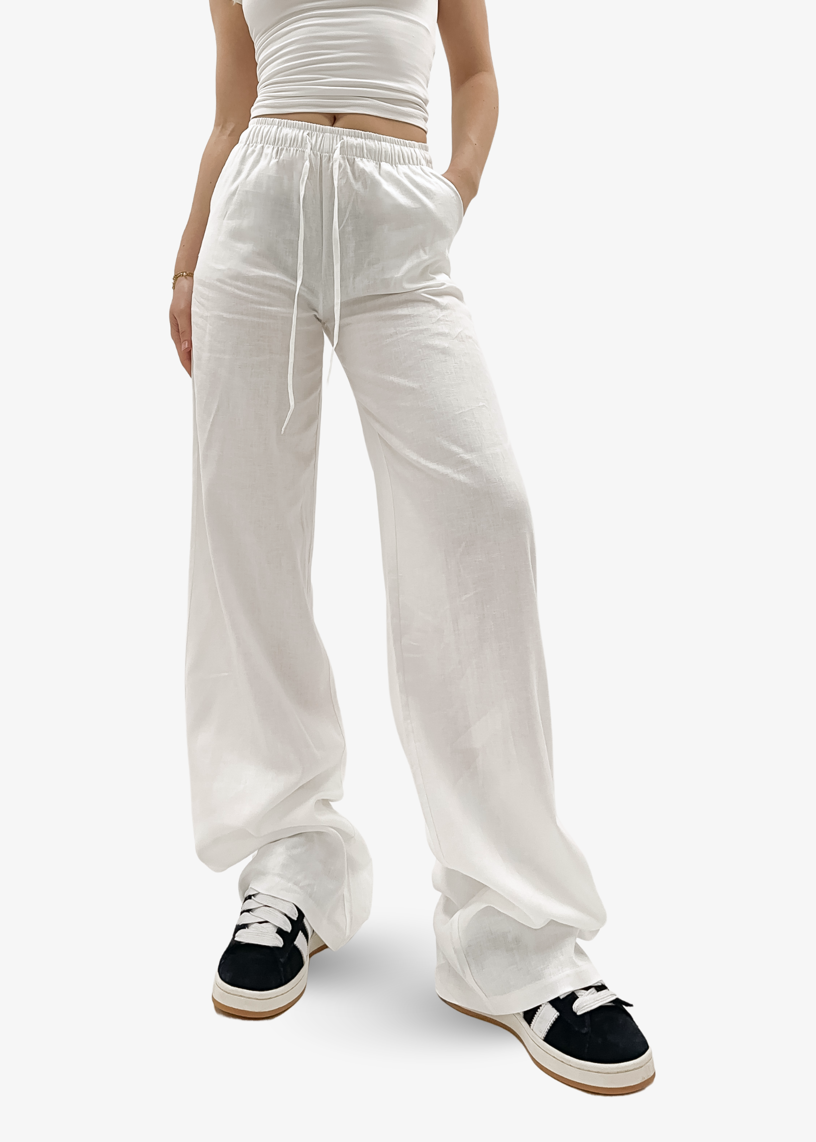 Linnen pants (TALL) White