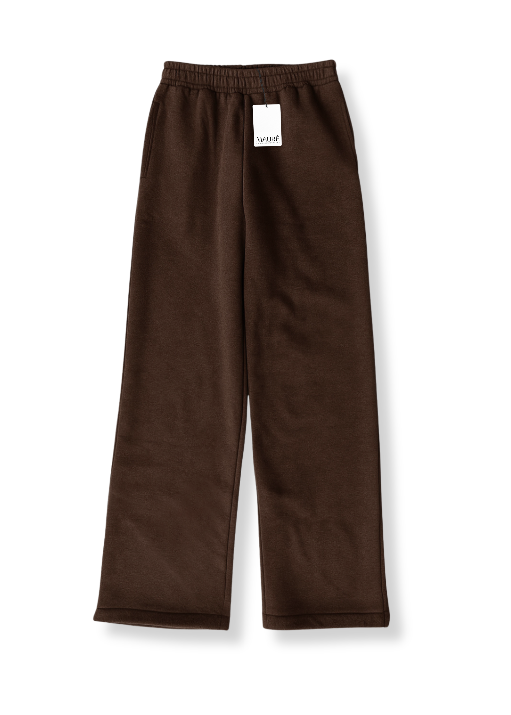 Low/mid waist jogger pants chocolate brown (tall)