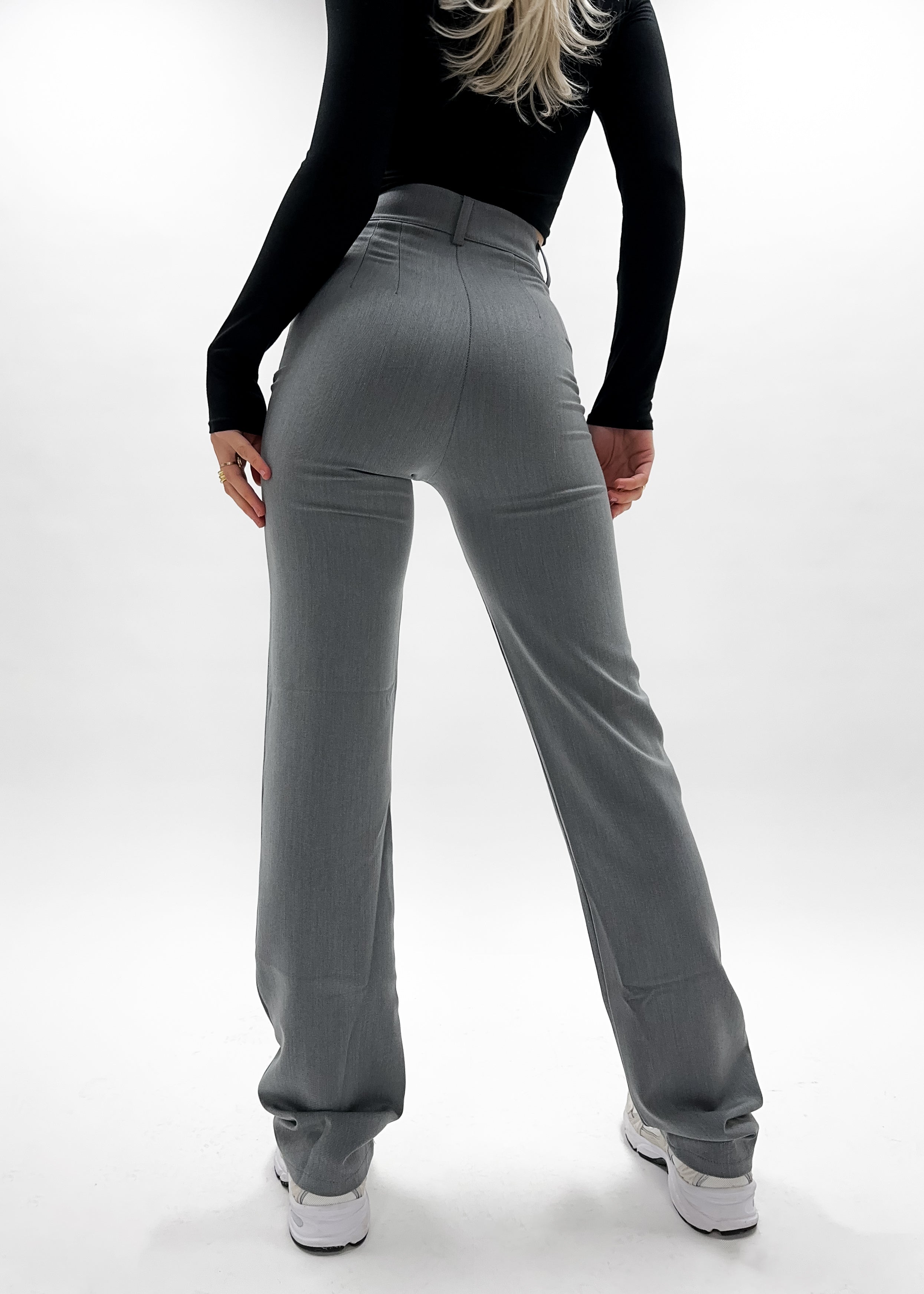 Straight leg pants classic light washed grey (TALL)