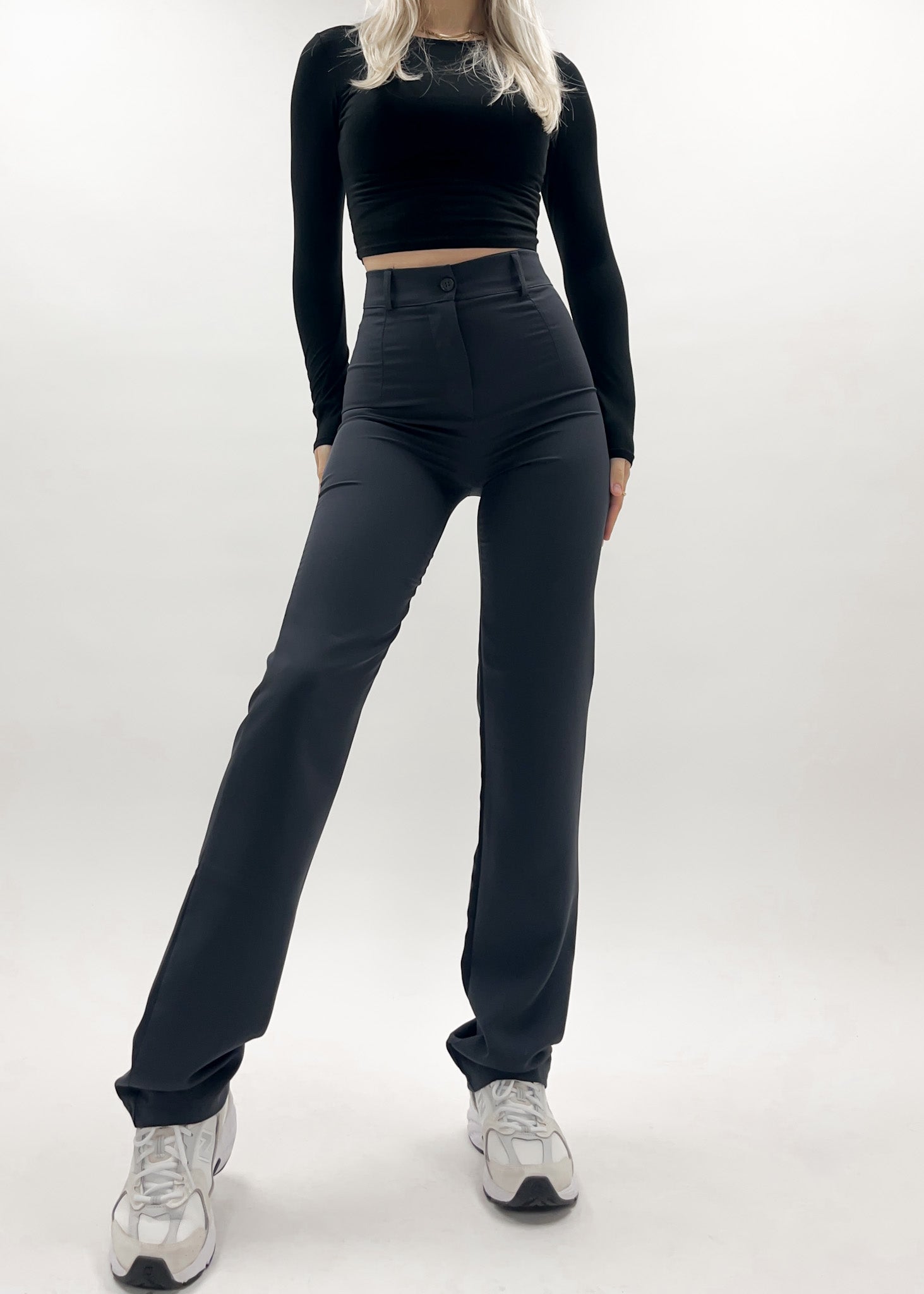 Straight leg pants classic anthracite (TALL)