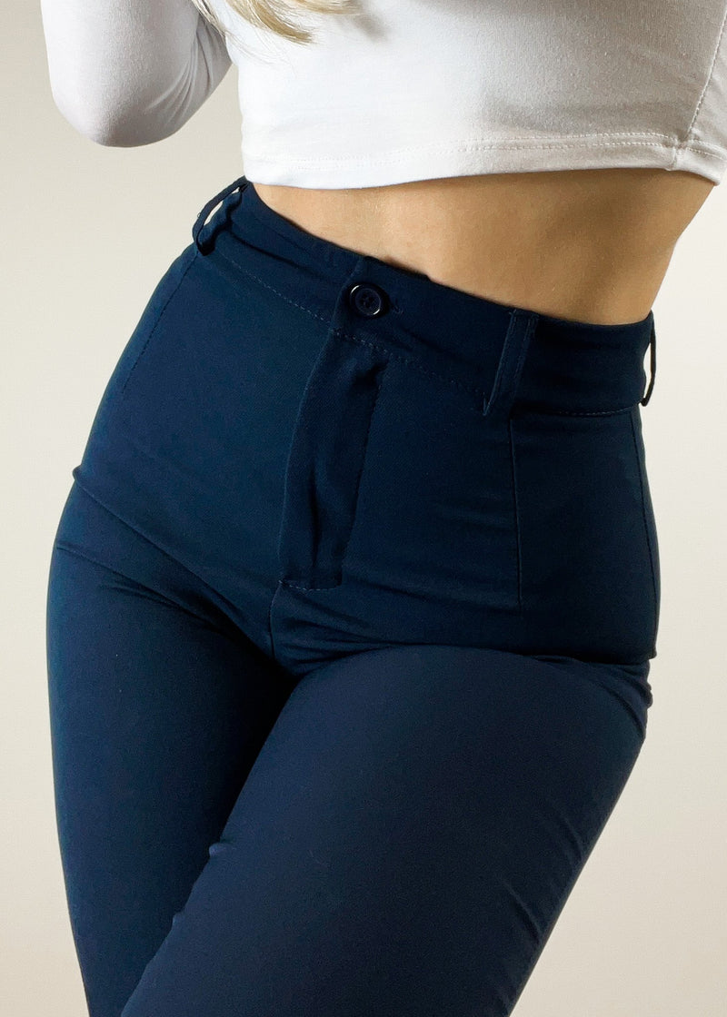 Gerade Bein hose Nacht blau (TALL)