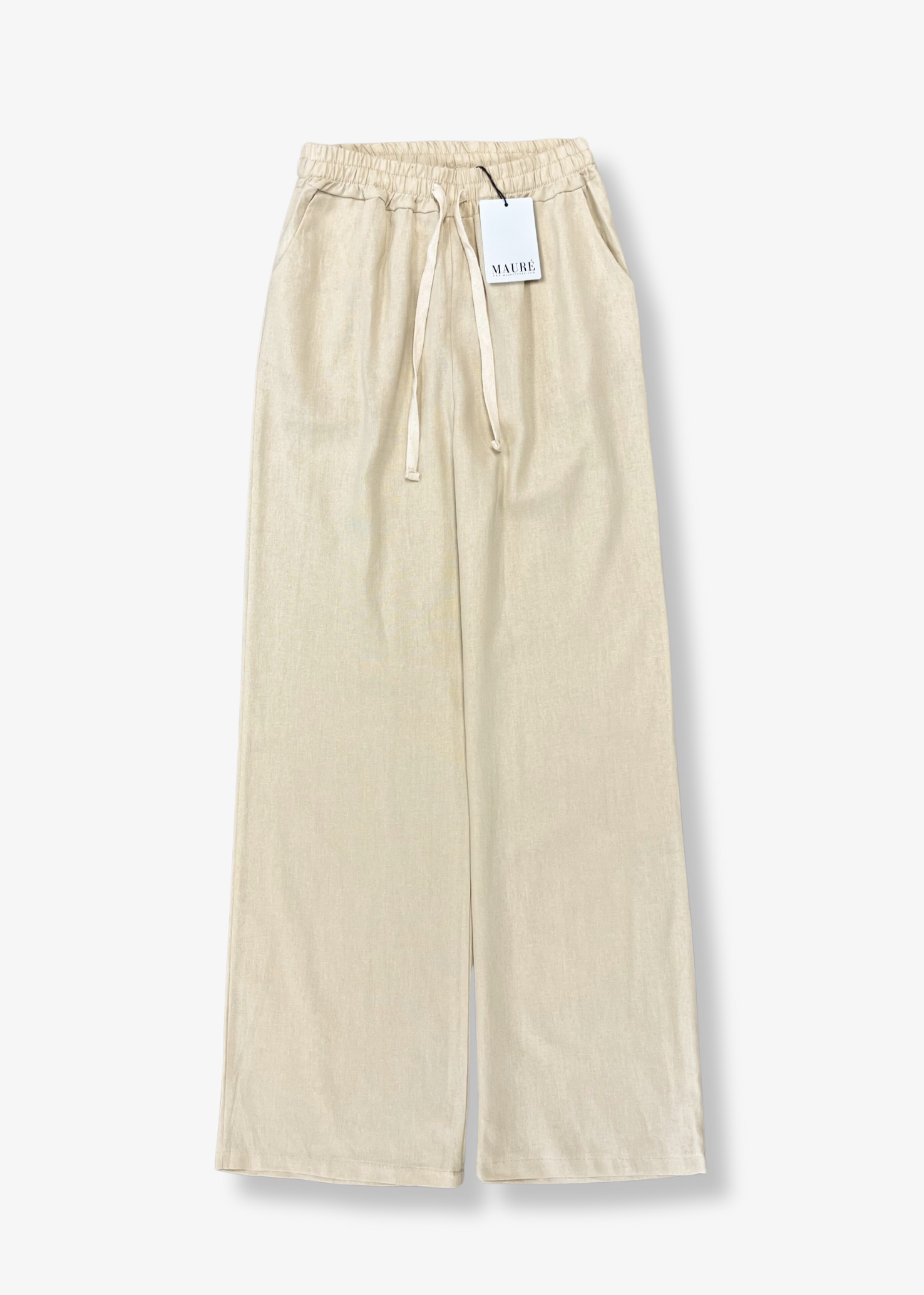 Linen pants crème (TALL)