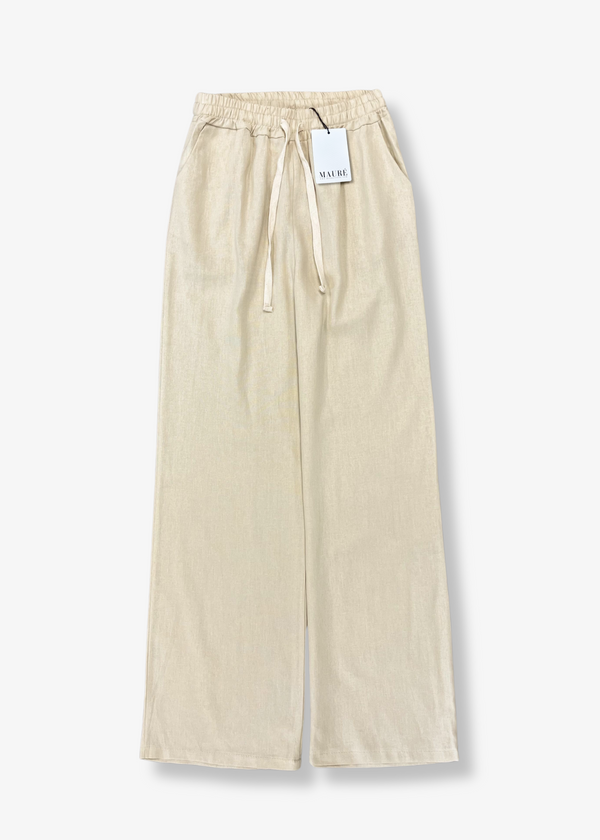 Leinenhose crème (TALL)