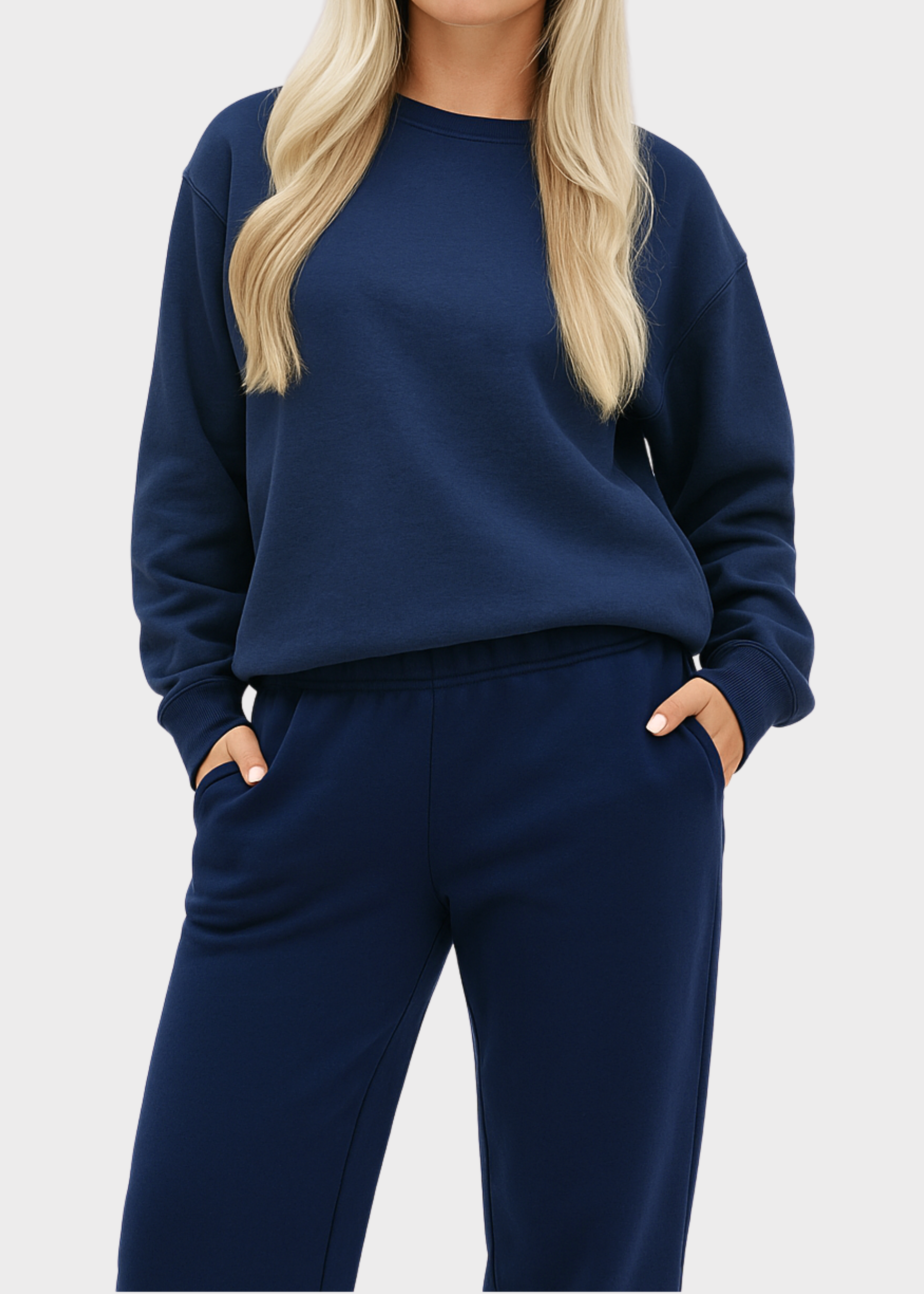 Basic sweater night blue (tall)