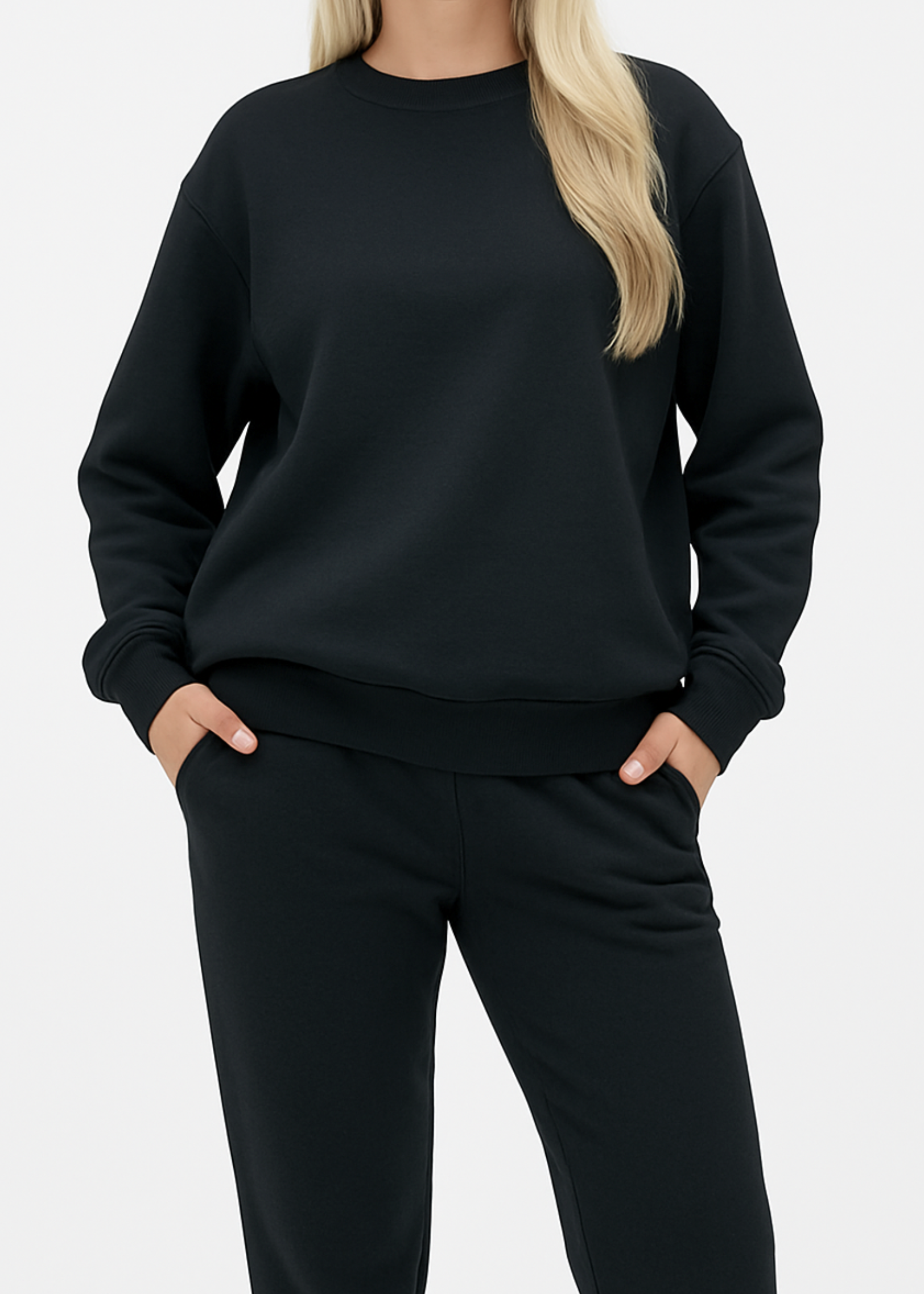 Basic sweater black (tall)