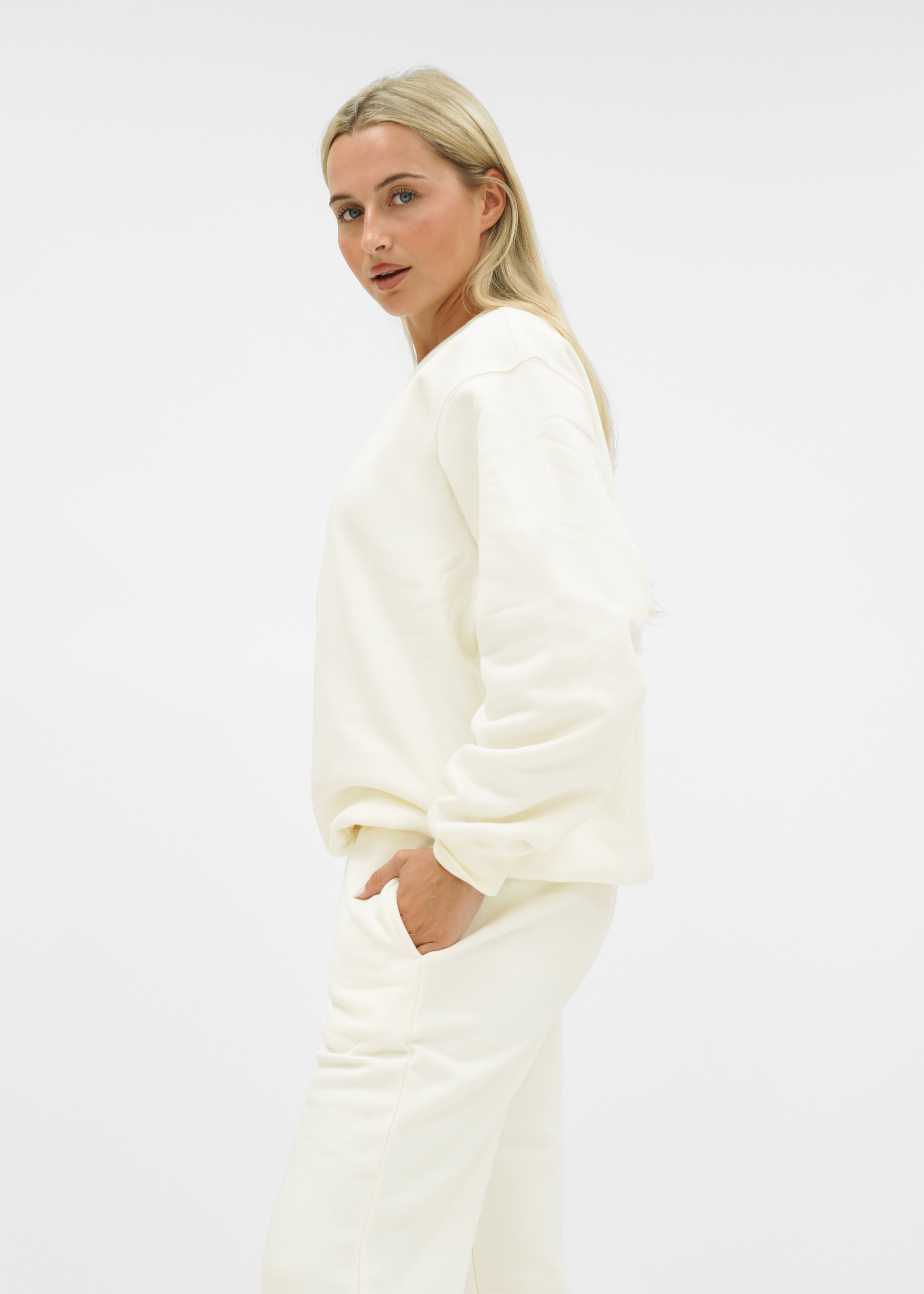 Basic sweater off-white (tall)