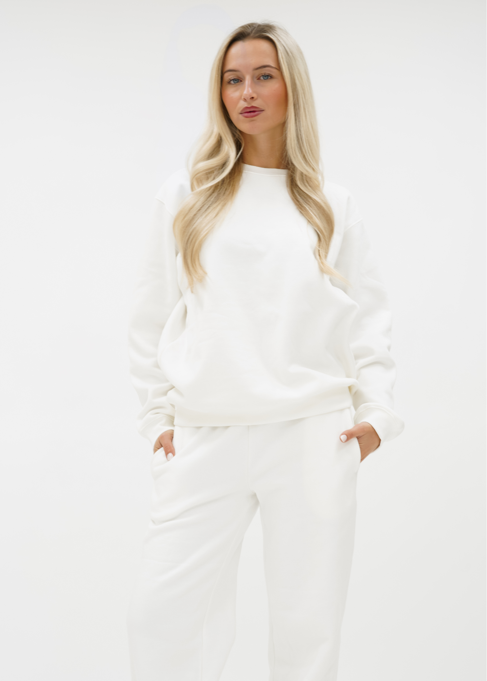 Basic sweater white tall | Koop deze stijlvolle trui