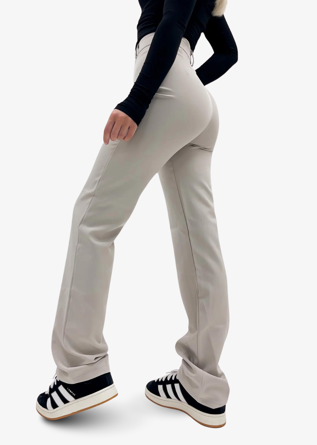 Straight leg pants classic creamy gray (TALL)