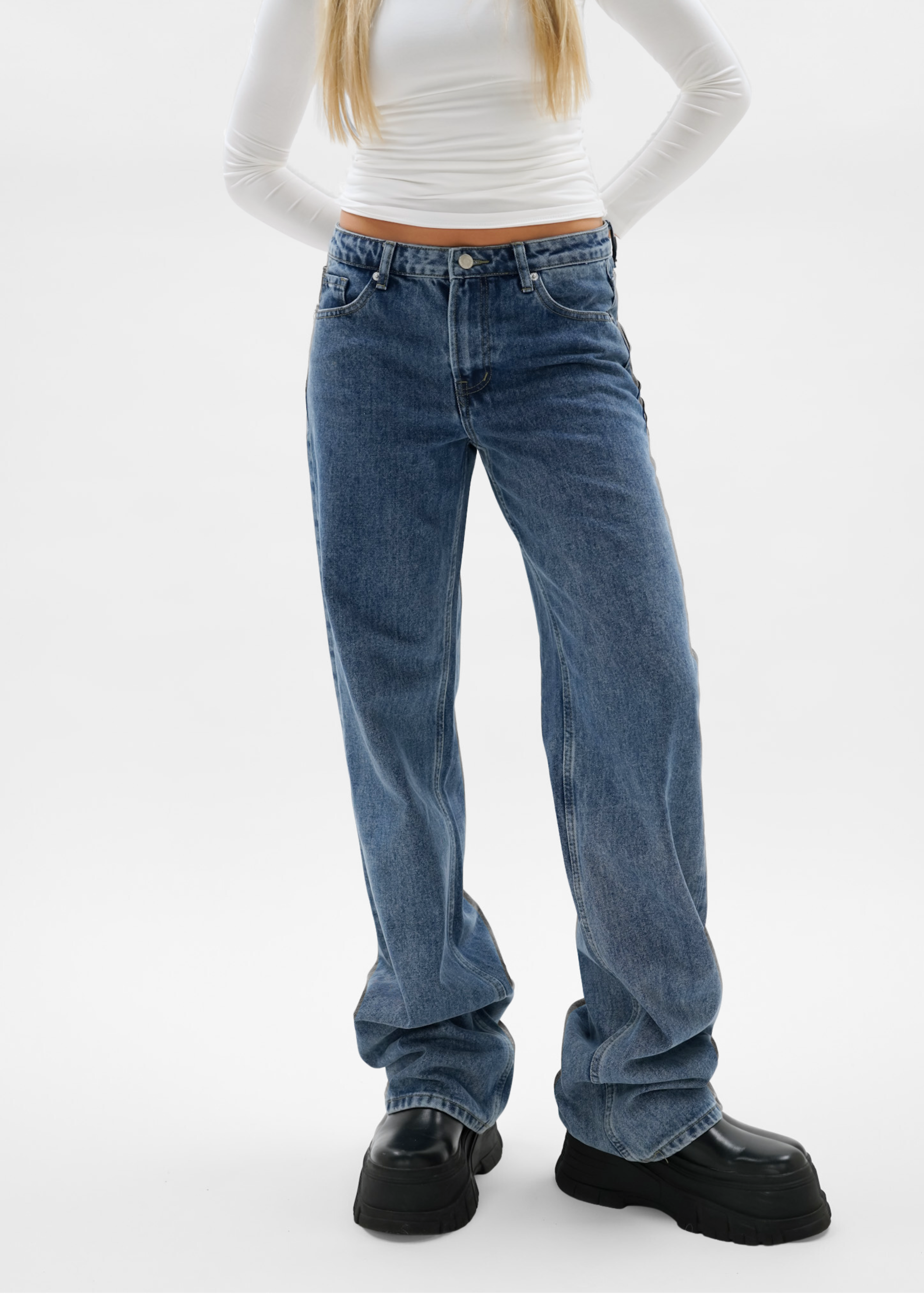 Low waist jeans dark blue (tall)