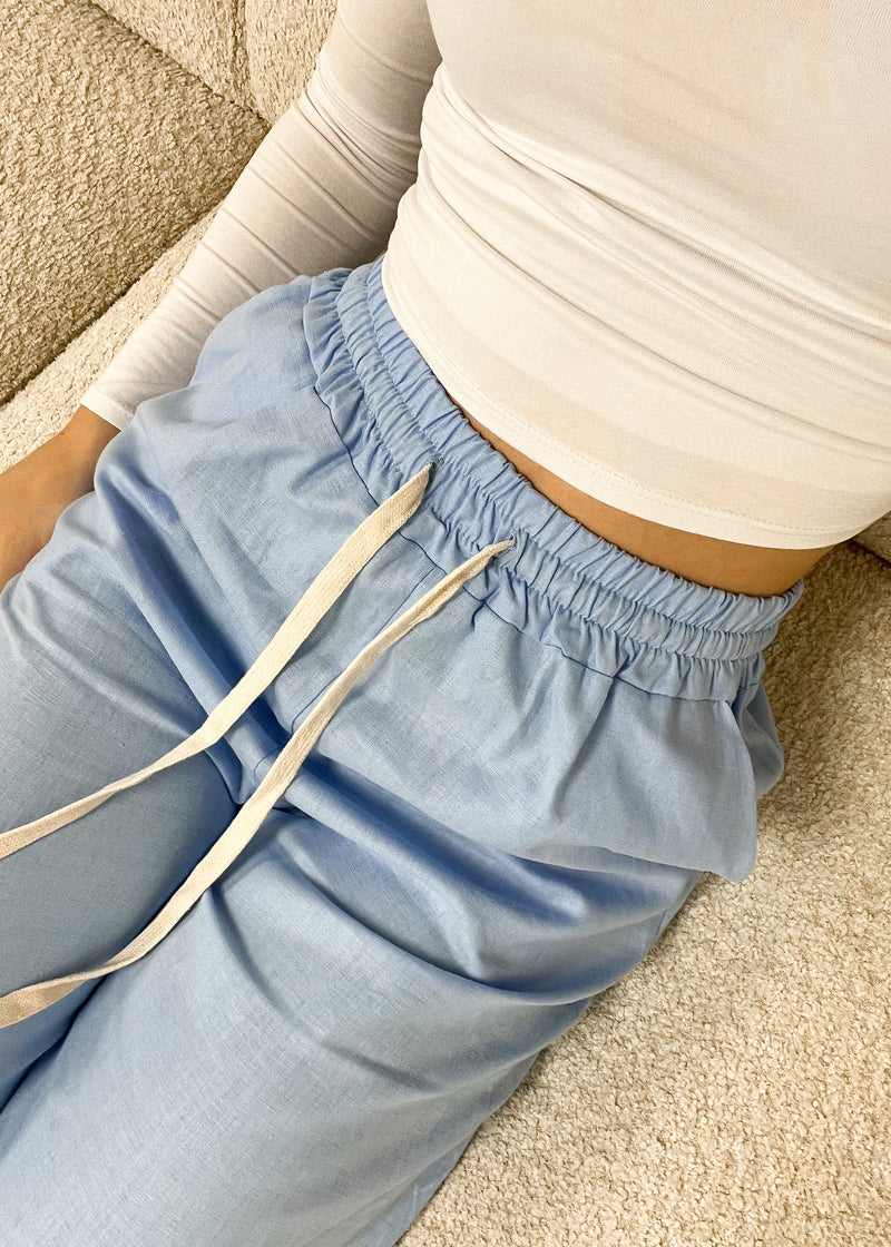 Linen pants light blue (TALL)