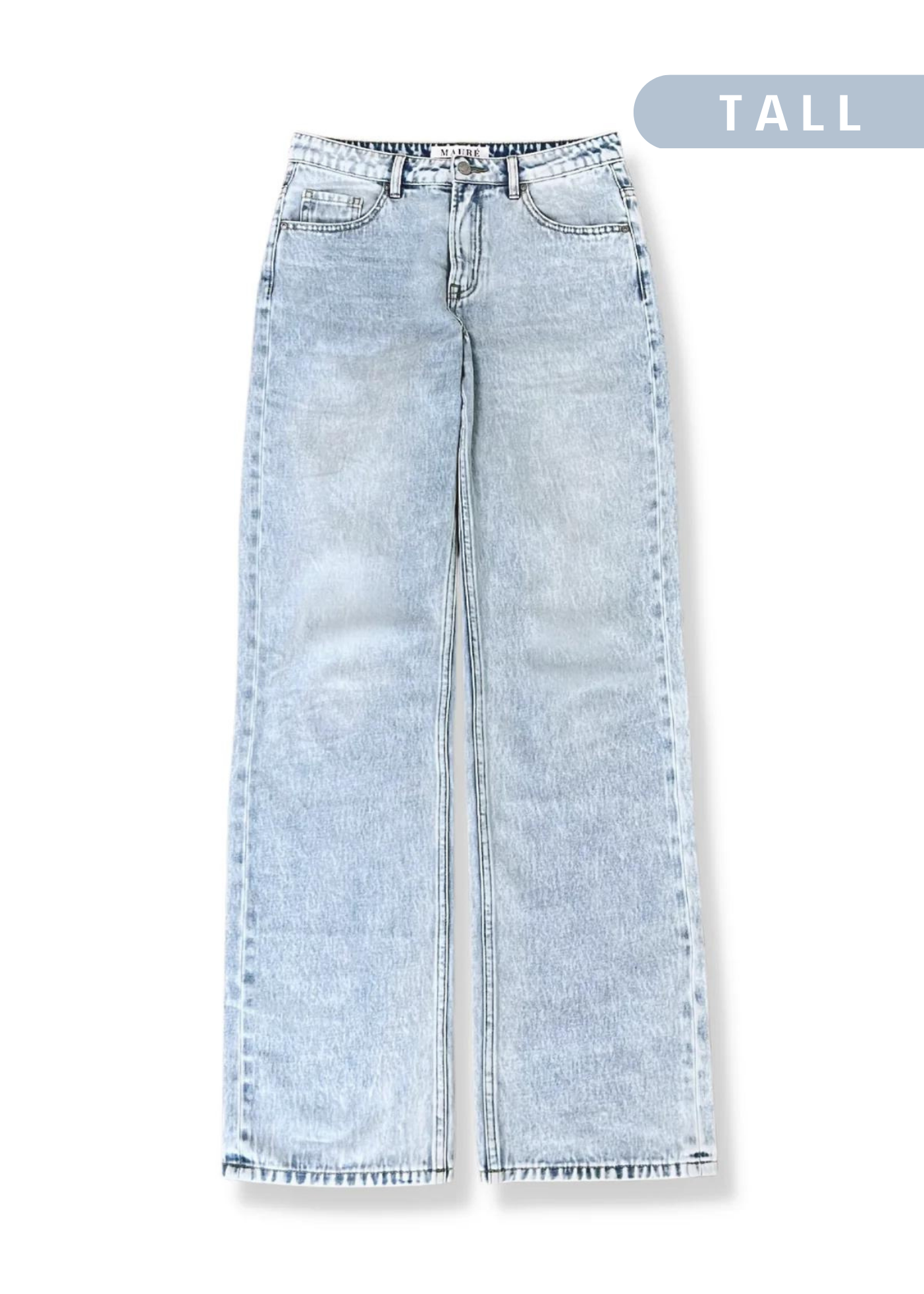 Low waist jeans light washed blue (TALL)