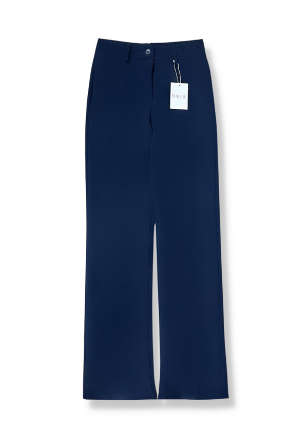 Pantalon droit classique bleu nuit (REGULAR)