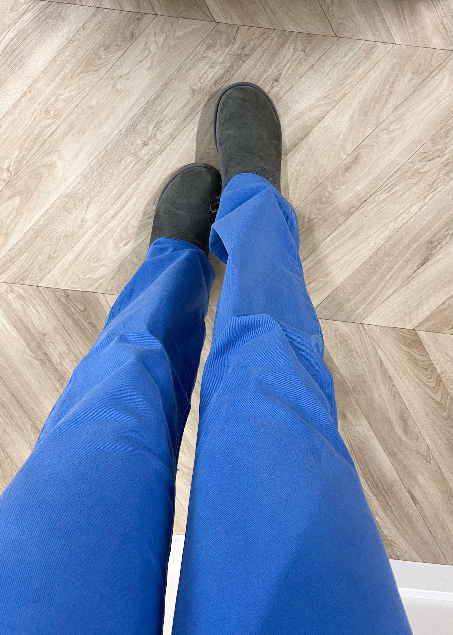 High waist straight leg jeans royal blue (REGULAR)