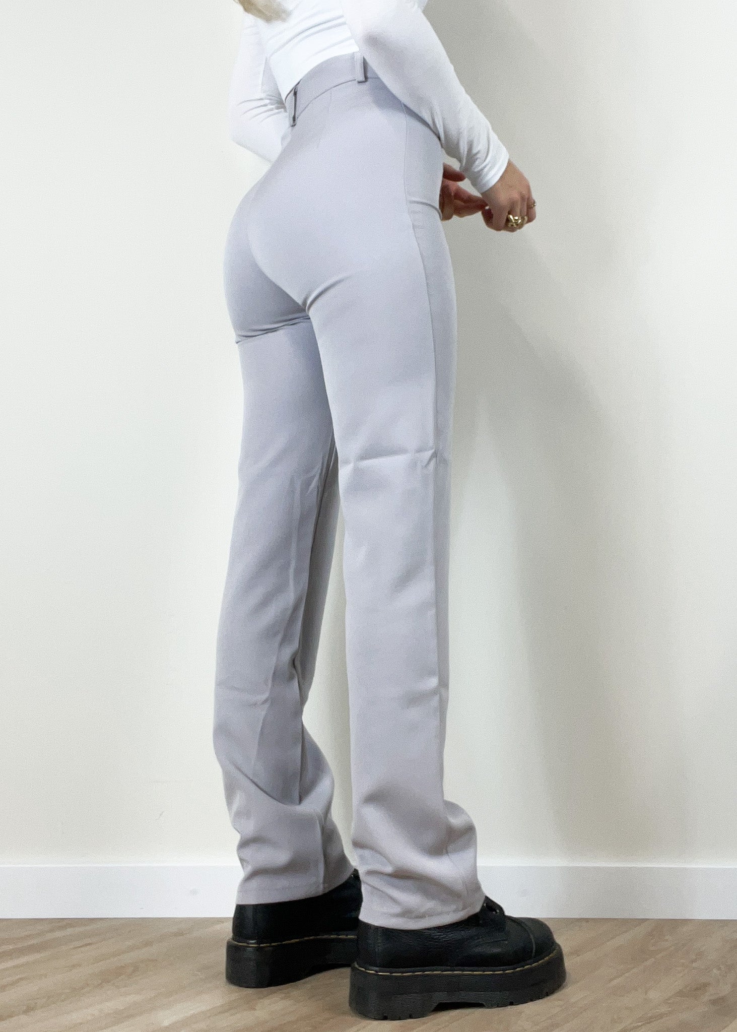 Straight leg pants classic light gray (REGULAR)