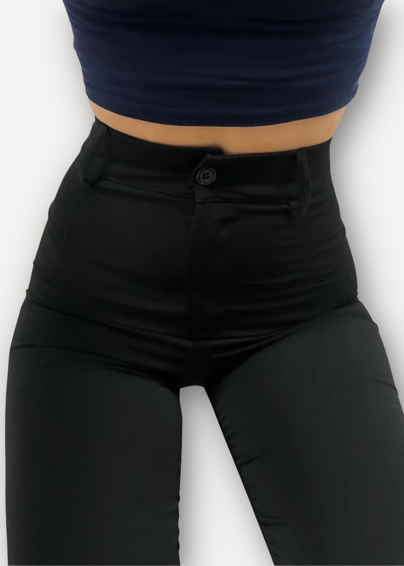 Gerades Bein hose schwarz (REGULAR)